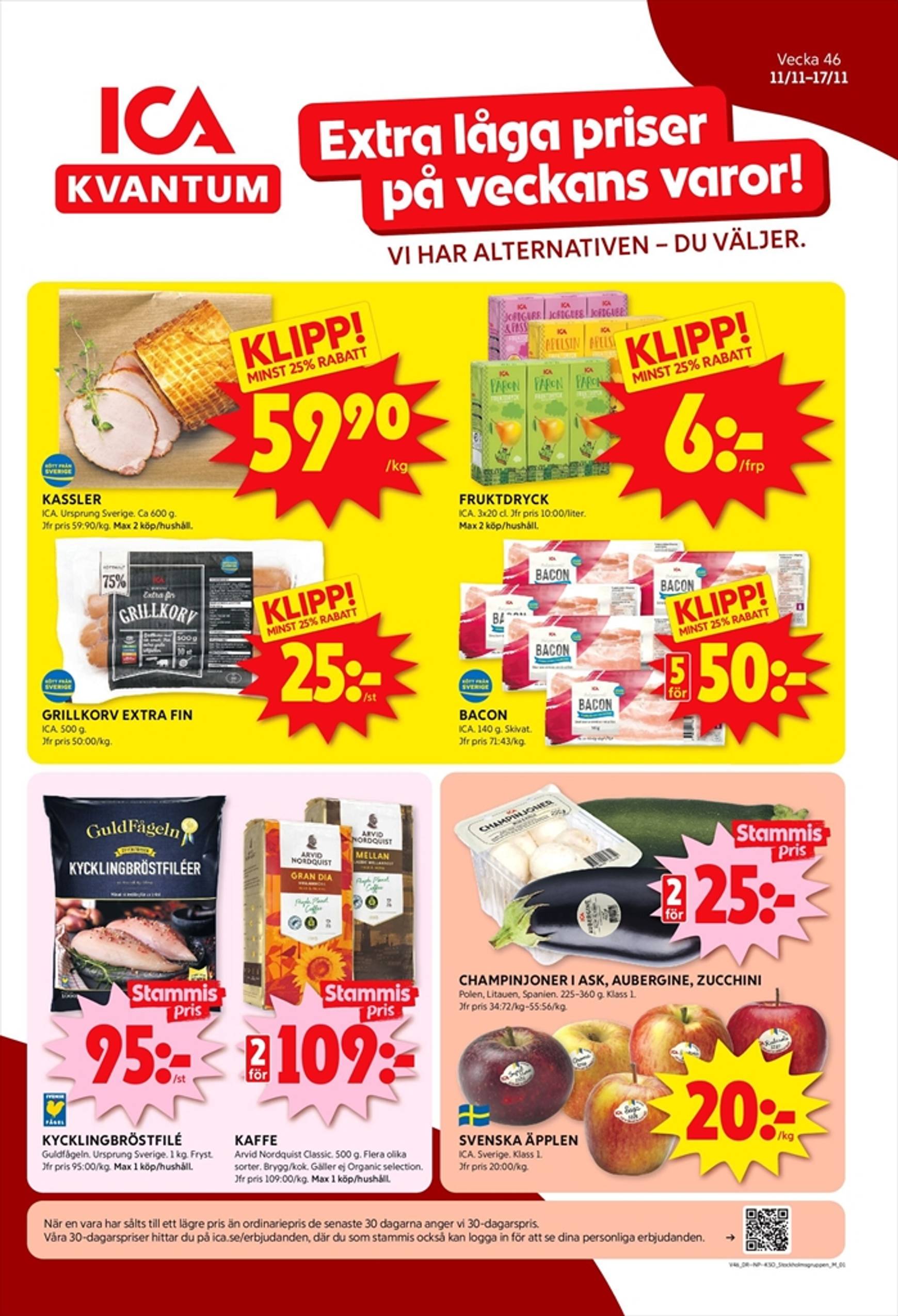 ica-kvantum - ICA Kvantum-reklambladet är giltigt från 11.11. - 17.11.