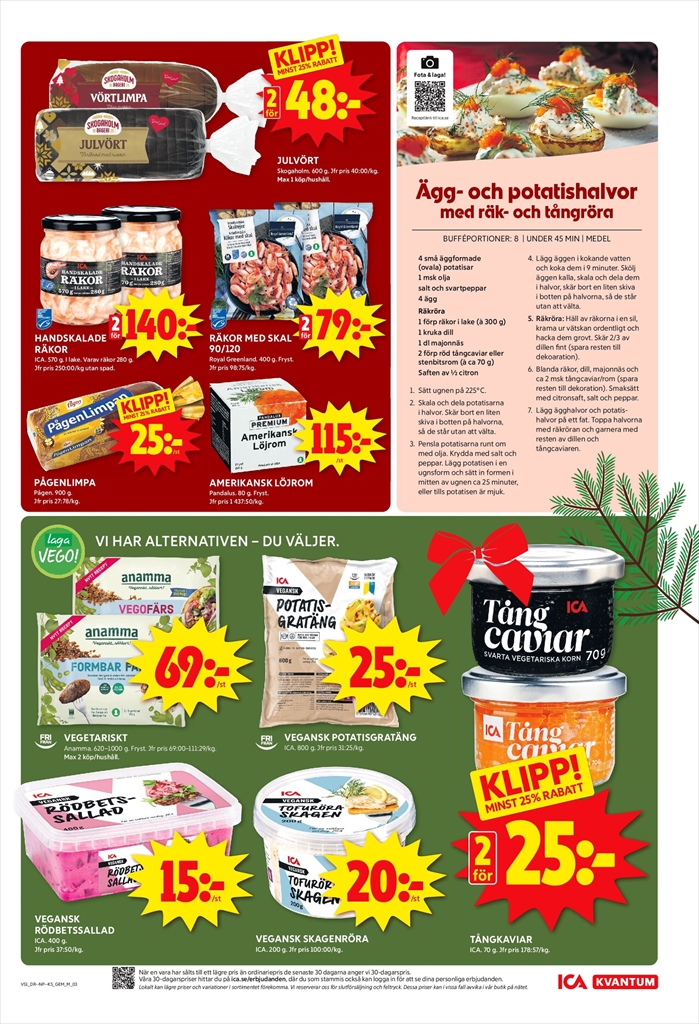 ica-kvantum - ICA Kvantum-reklambladet giltigt från 16/12 - 26/12 - page: 3