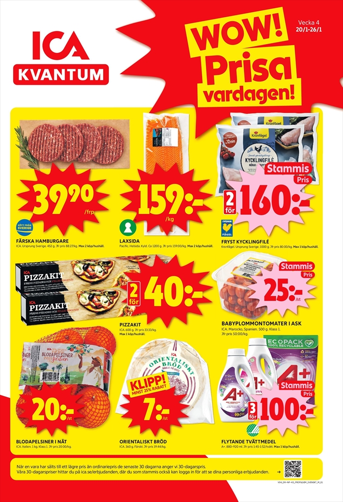 ica-kvantum - ICA Kvantum-reklambladet giltigt från 20/01 - 26/01 - page: 1