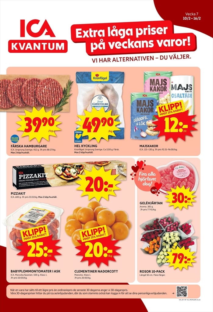 ica-kvantum - ICA Kvantum-reklambladet giltigt från 10/02 - 16/02