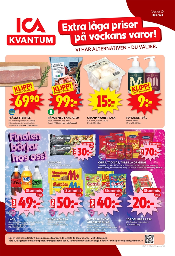 ica-kvantum - ICA Kvantum-reklambladet giltigt från 03/03 - 09/03