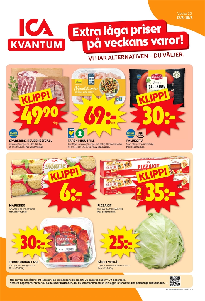 ica-kvantum - ICA Kvantum-reklambladet giltigt från 12/05 - 18/05
