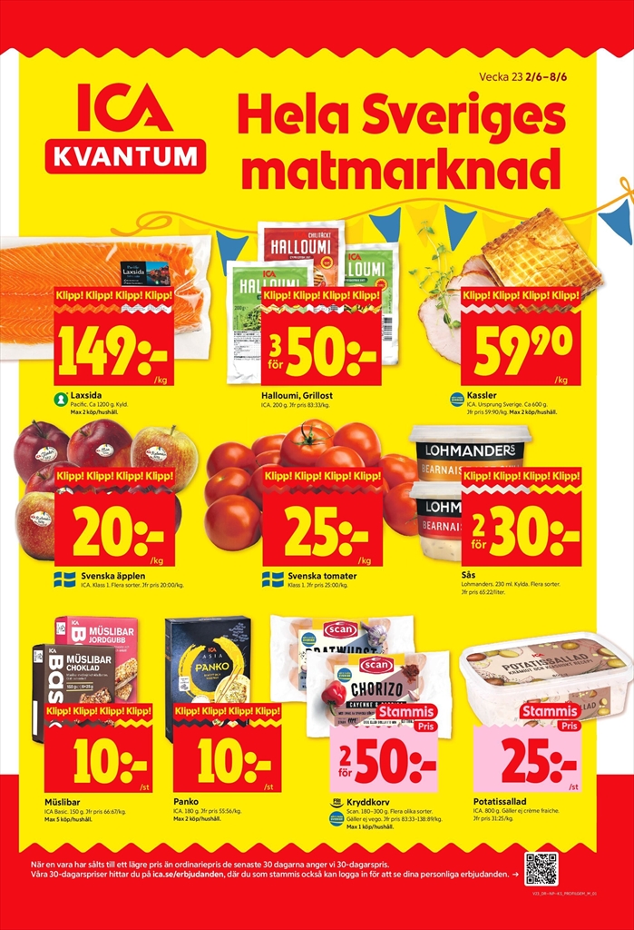 ica-kvantum - ICA Kvantum-reklambladet giltigt från 02/06 - 08/06 - page: 1