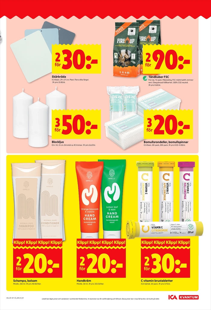 ica-kvantum - ICA Kvantum-reklambladet giltigt från 15/09 - 21/09 - page: 9