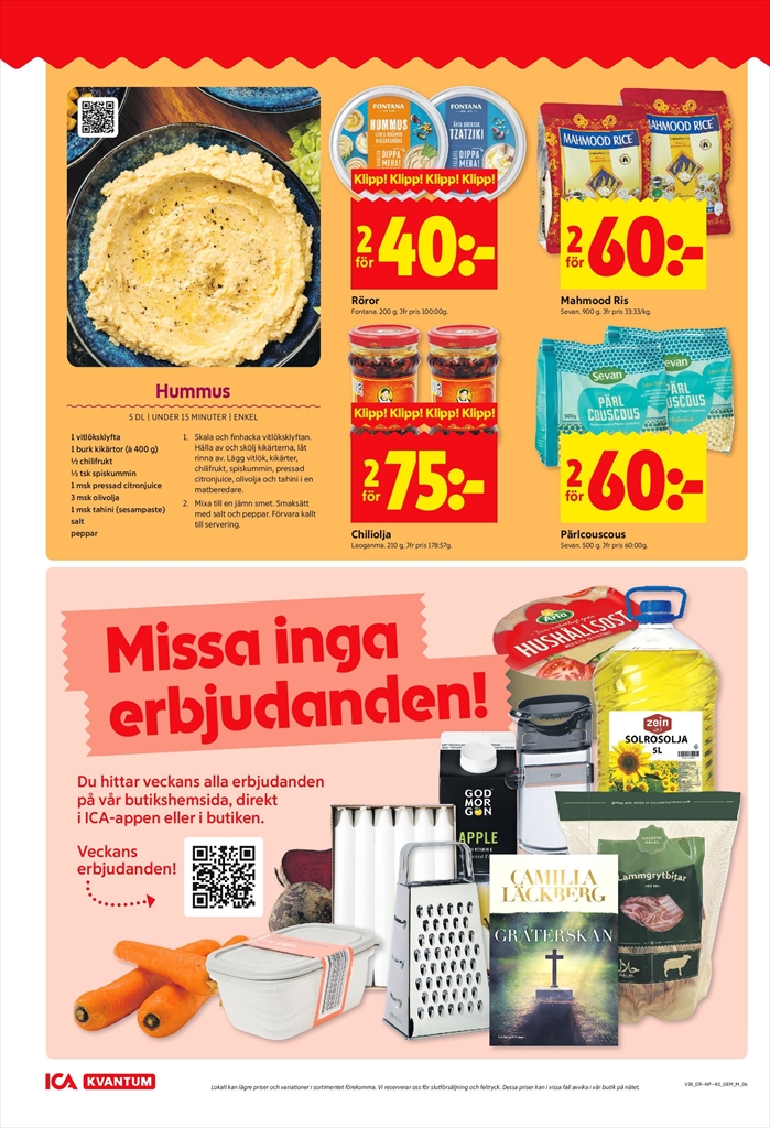 ica-kvantum - ICA Kvantum-reklambladet giltigt från 15/09 - 21/09 - page: 6