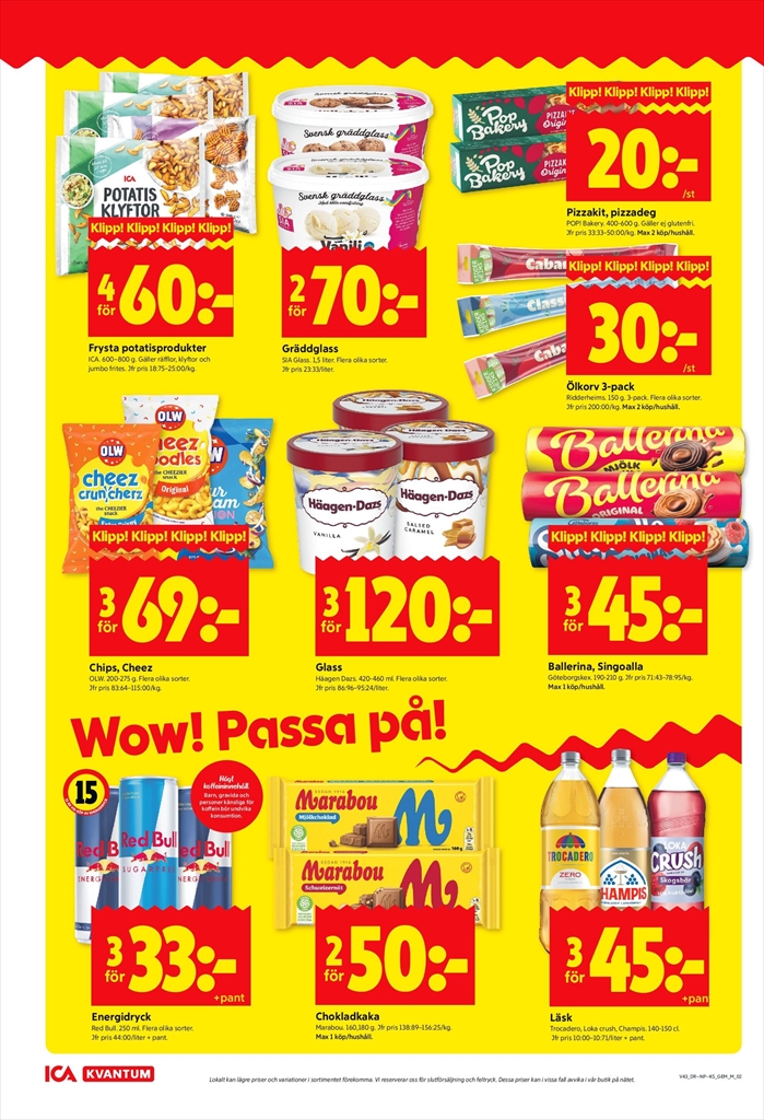ica-kvantum - ICA Kvantum-reklambladet giltigt från 20/10 - 26/10 - page: 2