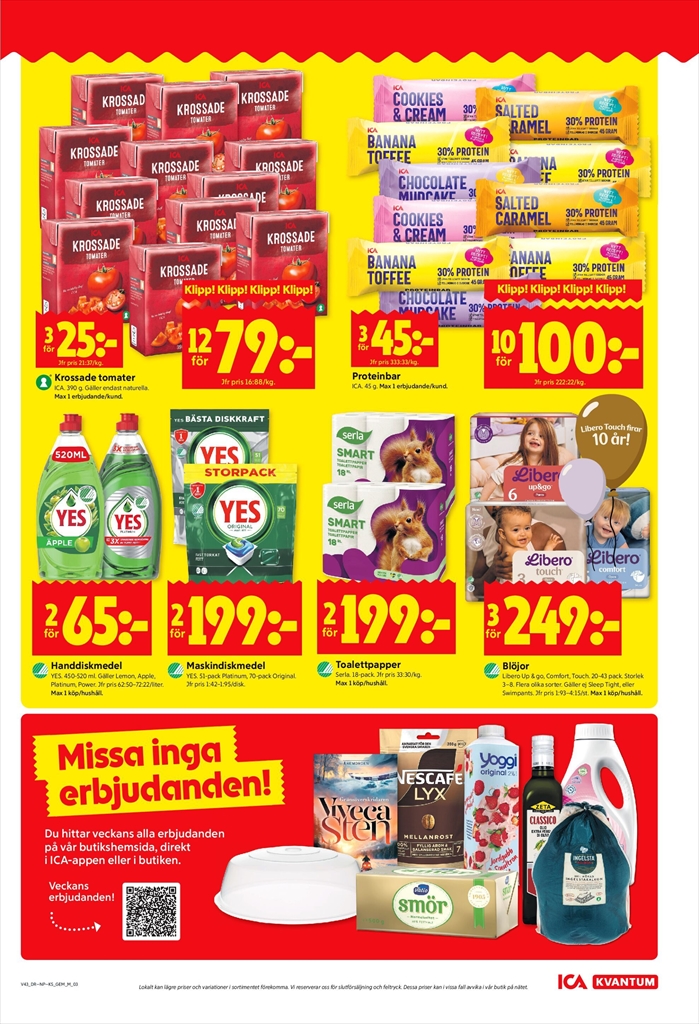 ica-kvantum - ICA Kvantum-reklambladet giltigt från 20/10 - 26/10 - page: 3