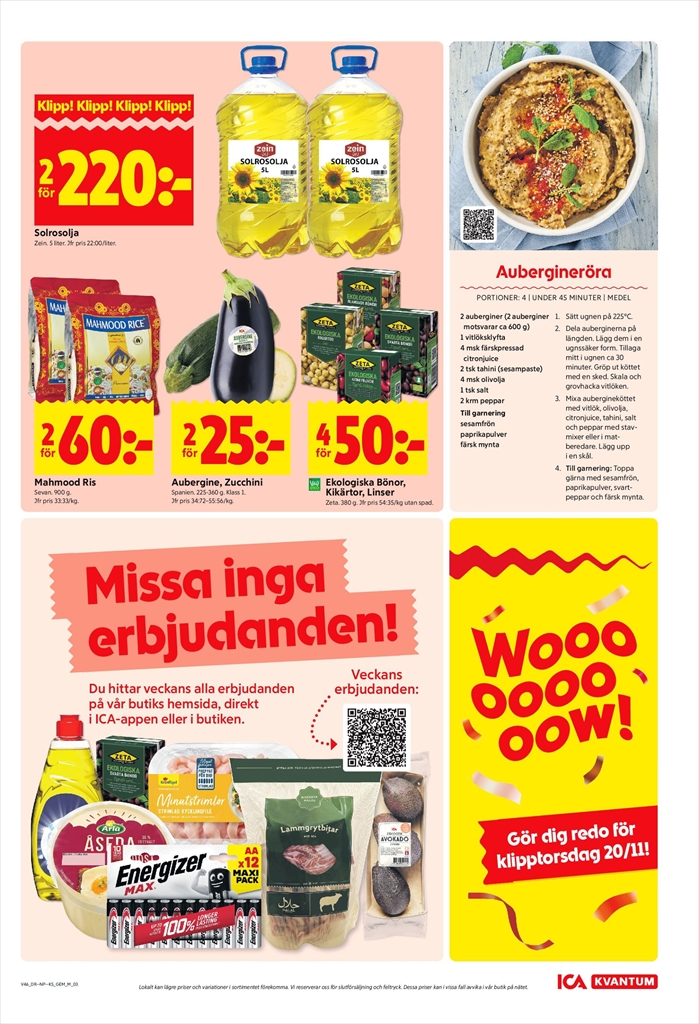 ica-kvantum - ICA Kvantum-reklambladet giltigt från 10/11 - 16/11 - page: 3