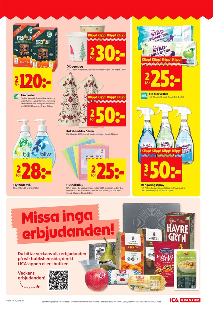 ica-kvantum - ICA Kvantum-reklambladet giltigt från 17/11 - 23/11 - page: 11