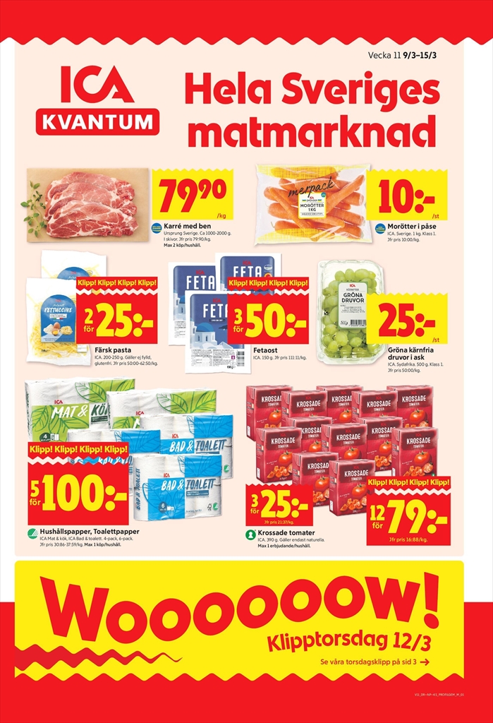 ica-kvantum - ICA Kvantum-reklambladet giltigt från 09/03/2026 - 15/03/2026
