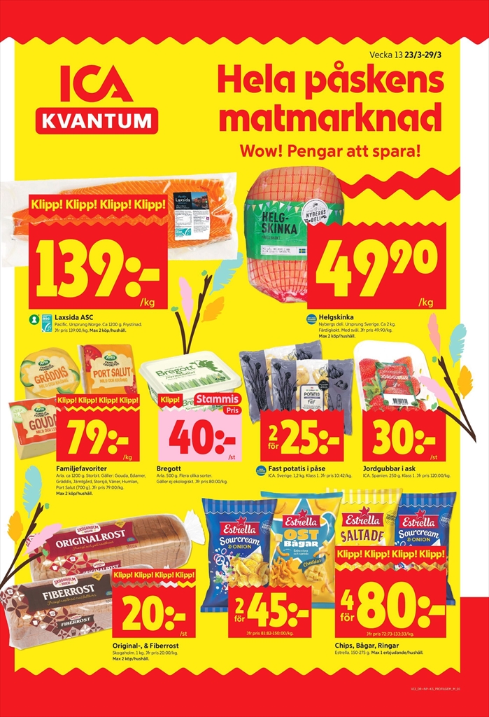 ica-kvantum - ICA Kvantum-reklambladet giltigt från 23/03/2026 - 29/03/2026