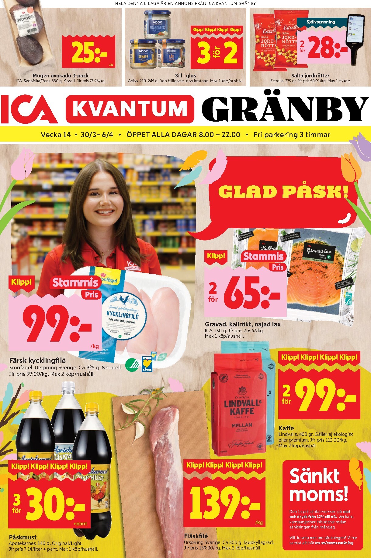 ica-kvantum - ICA Kvantum-reklambladet giltigt från 30/03/2026 - 06/04/2026 - page: 1
