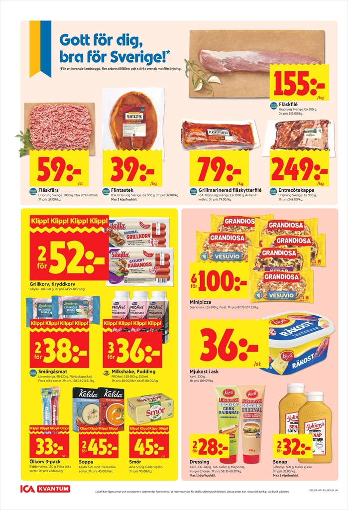 ica-kvantum - Aktuellt ICA Kvantum reklamblad giltigt från måndag 11/05/2026 till söndag 17/05/2026 - page: 6