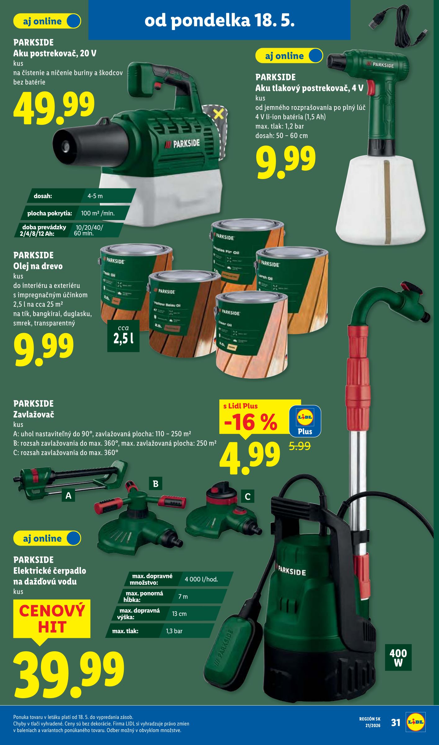 lidl - Aktuálny Lidl leták od pondelka, 18.05.2026 do nedele, 24.05.2026 - page: 39