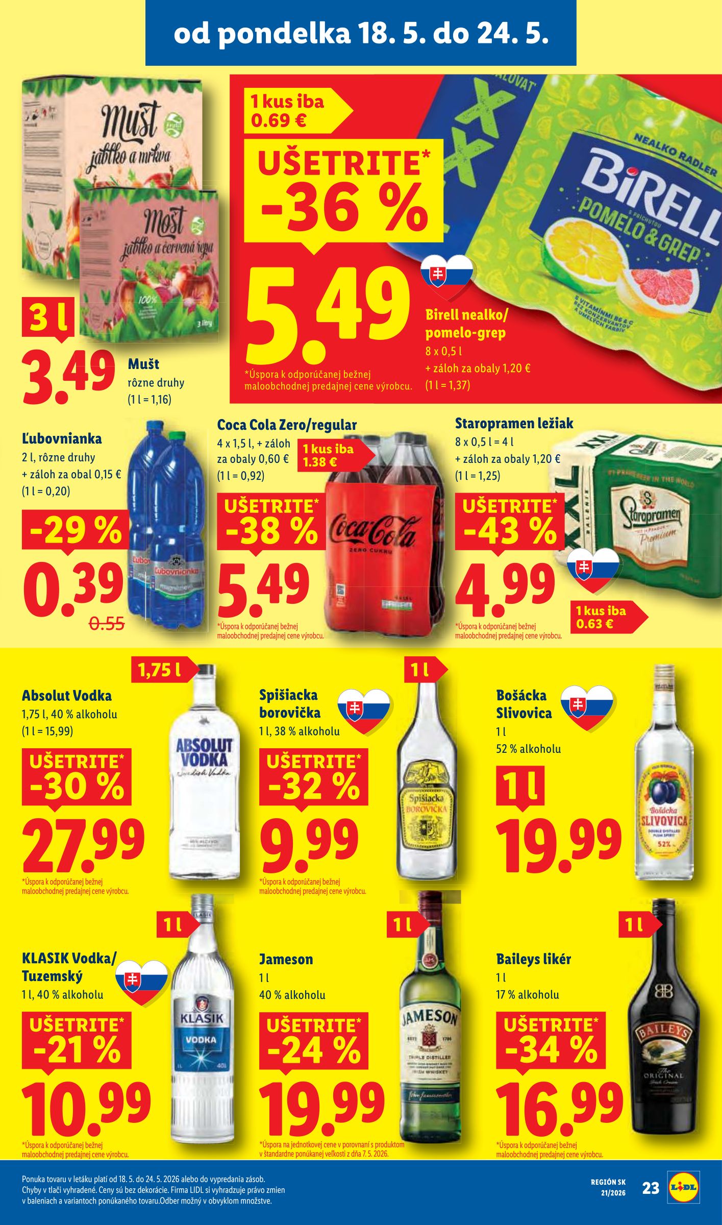 lidl - Aktuálny Lidl leták od pondelka, 18.05.2026 do nedele, 24.05.2026 - page: 29
