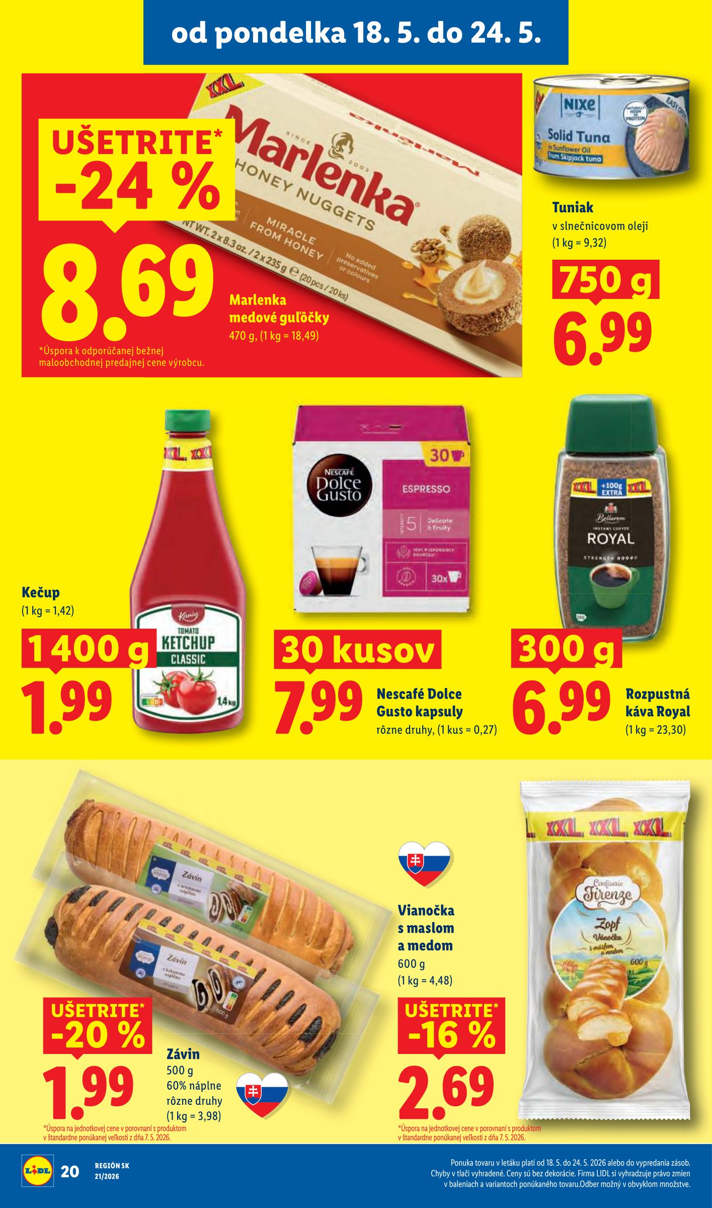 lidl - Aktuálny Lidl leták od pondelka, 18.05.2026 do nedele, 24.05.2026 - page: 26