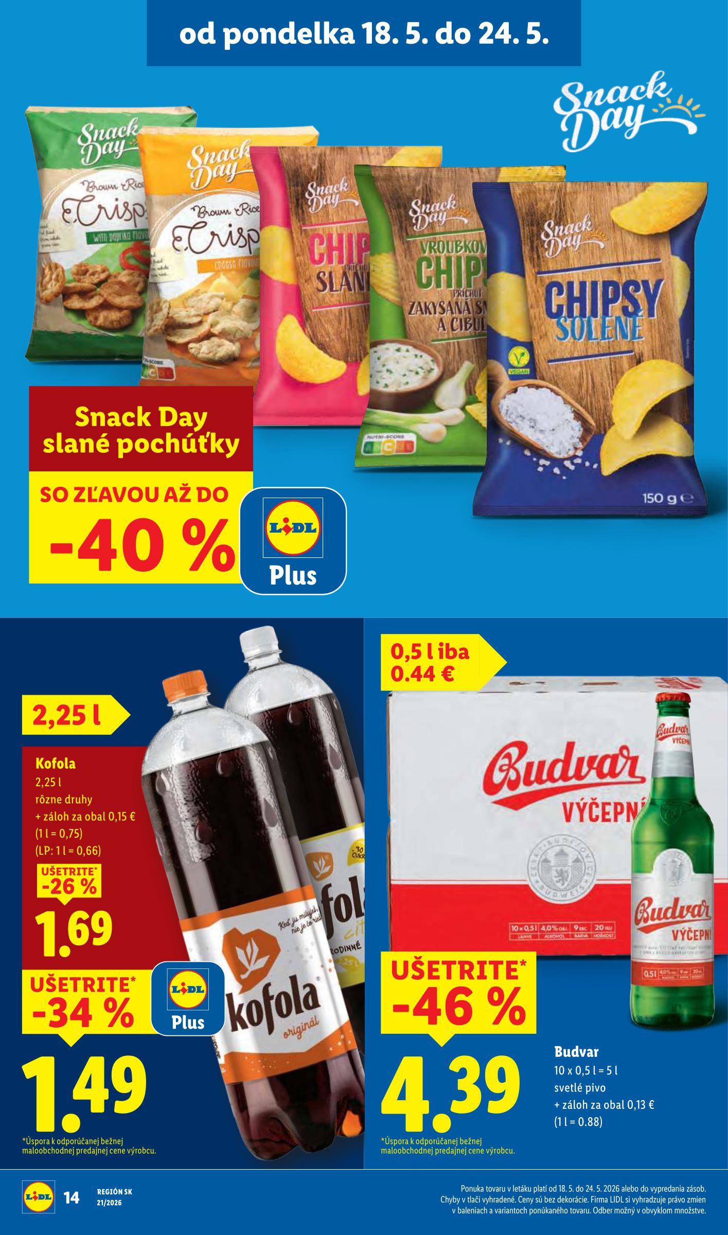 lidl - Aktuálny Lidl leták od pondelka, 18.05.2026 do nedele, 24.05.2026 - page: 18