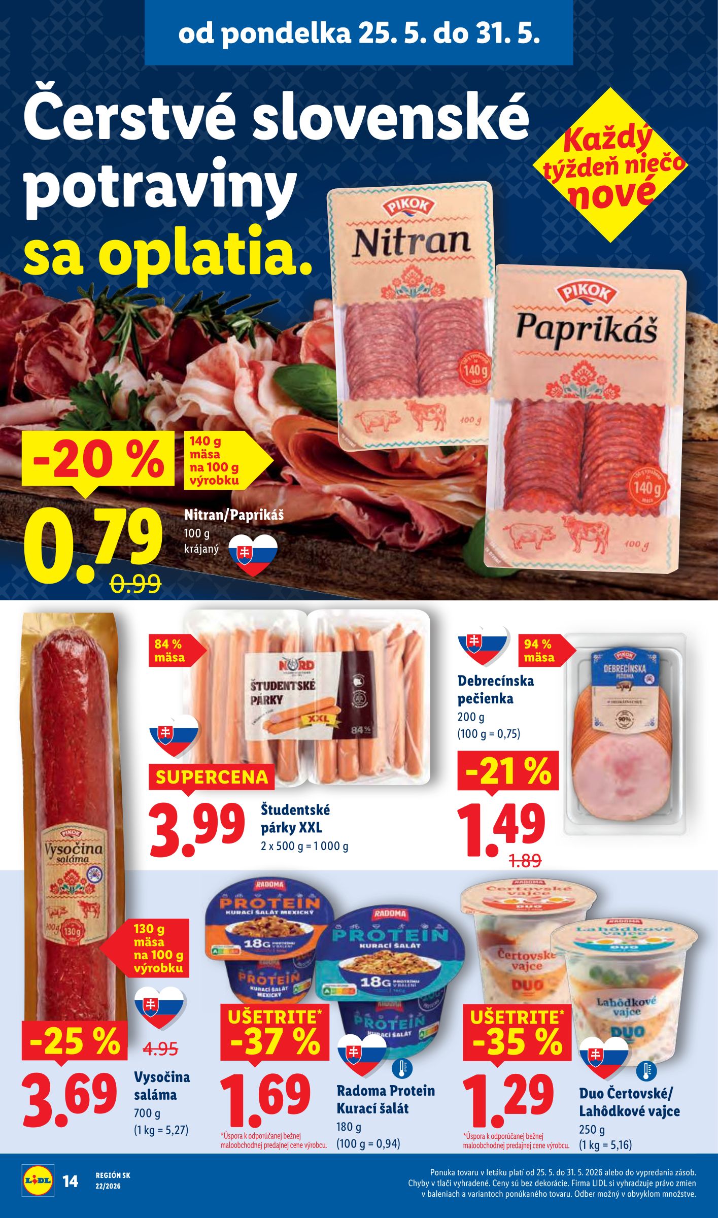 lidl - Nový Lidl leták od pondelka, 25.05.2026 do nedele, 31.05.2026 - page: 20