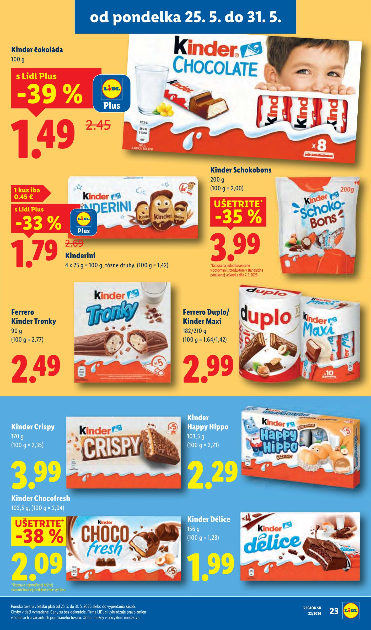 lidl - Nový Lidl leták od pondelka, 25.05.2026 do nedele, 31.05.2026 - page: 32
