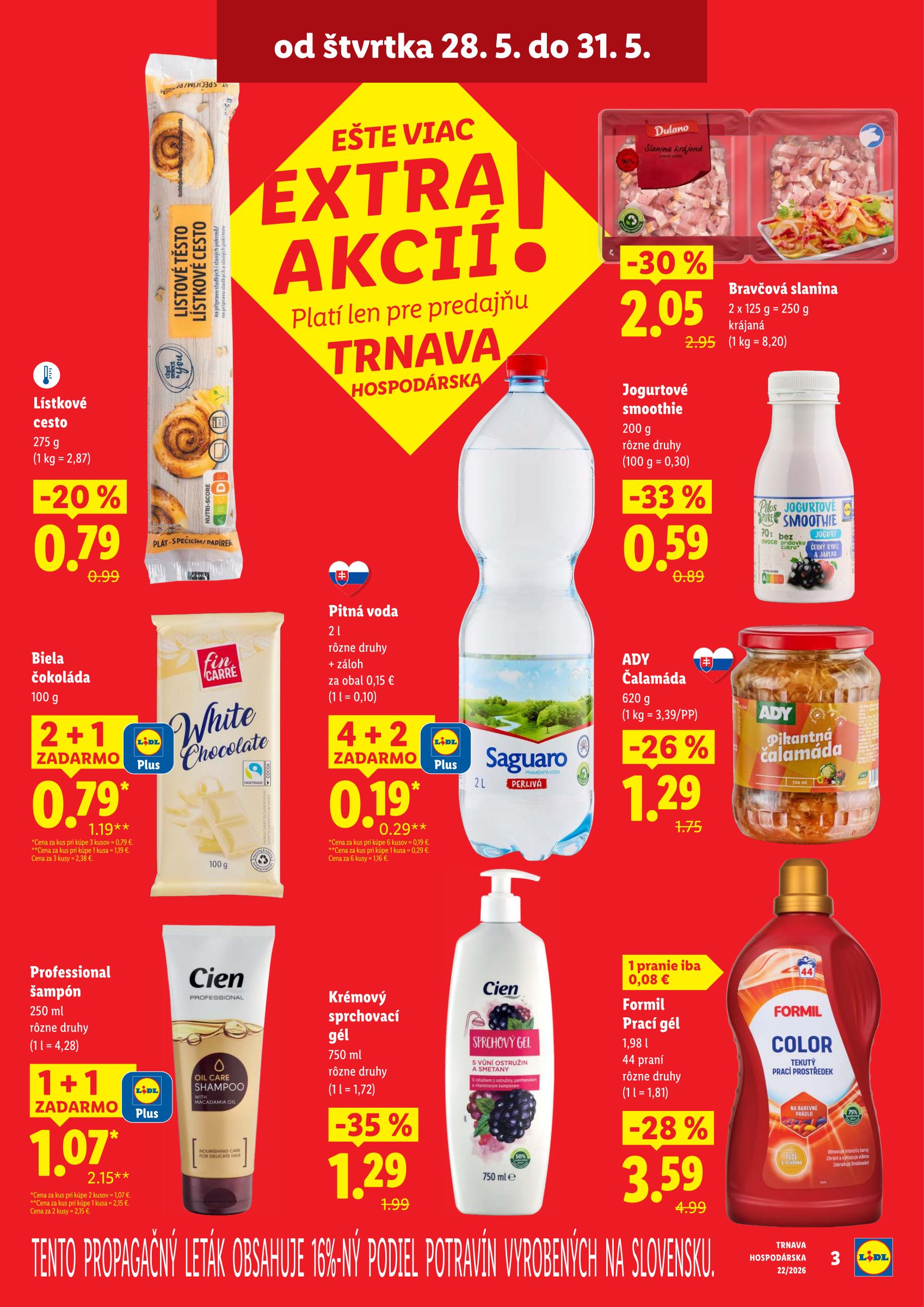 lidl - Nový Lidl - Trnava leták od štvrtka, 28.05.2026 do nedele, 31.05.2026 - page: 3