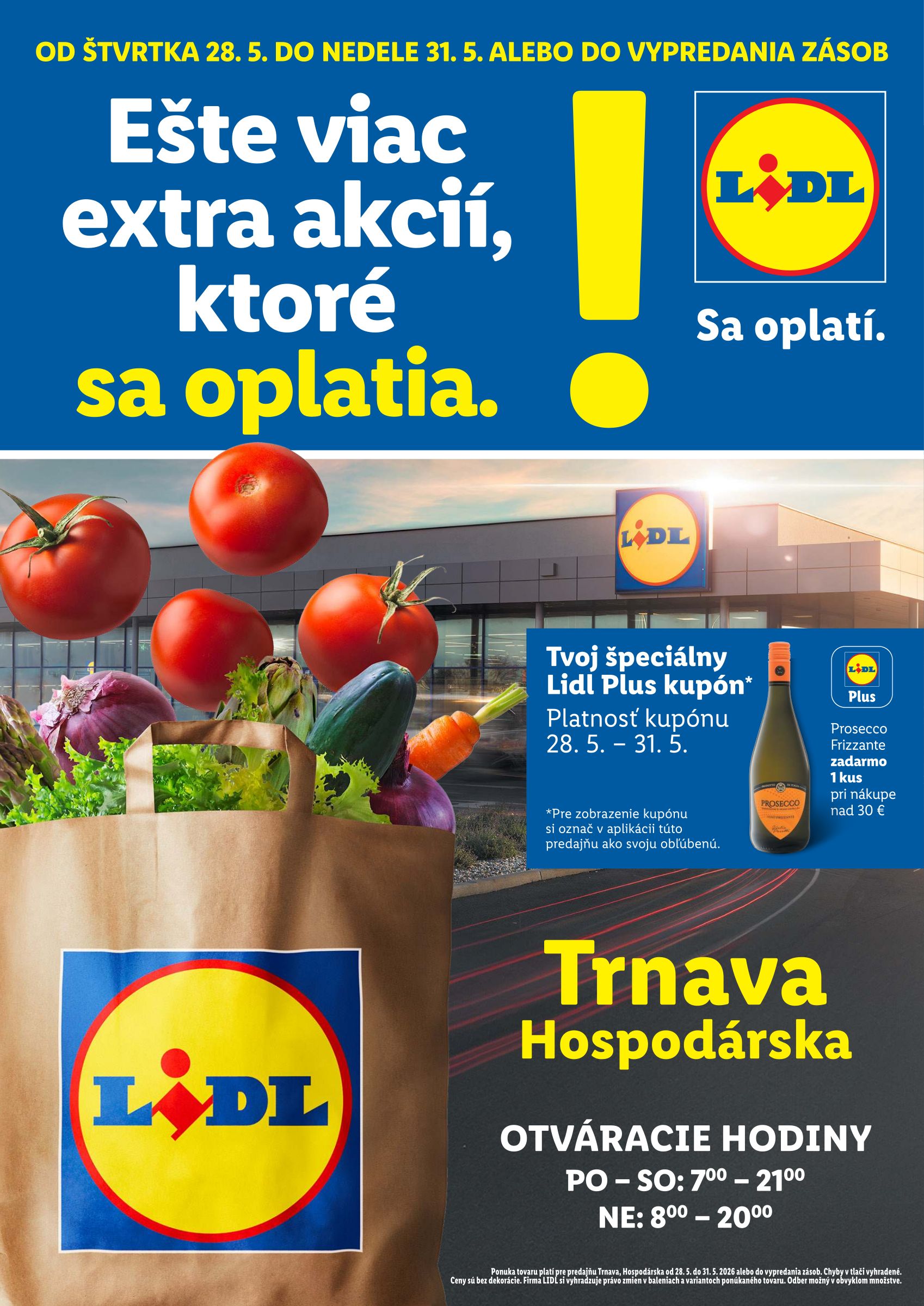 lidl - Nový Lidl - Trnava leták od štvrtka, 28.05.2026 do nedele, 31.05.2026