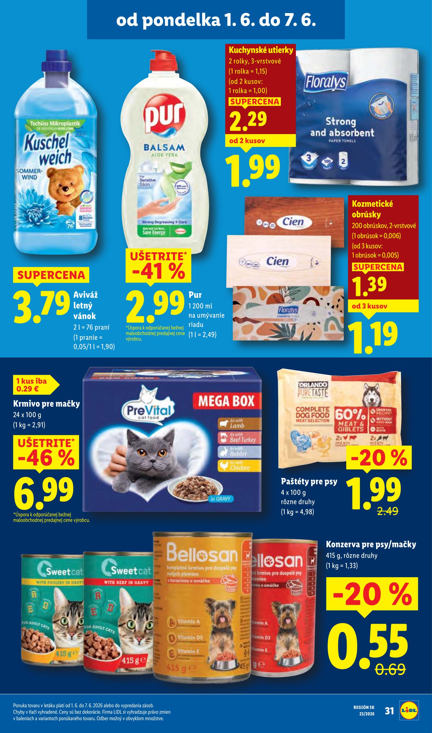 lidl - Nový Lidl leták od pondelka, 01.06.2026 do nedele, 07.06.2026 - page: 45