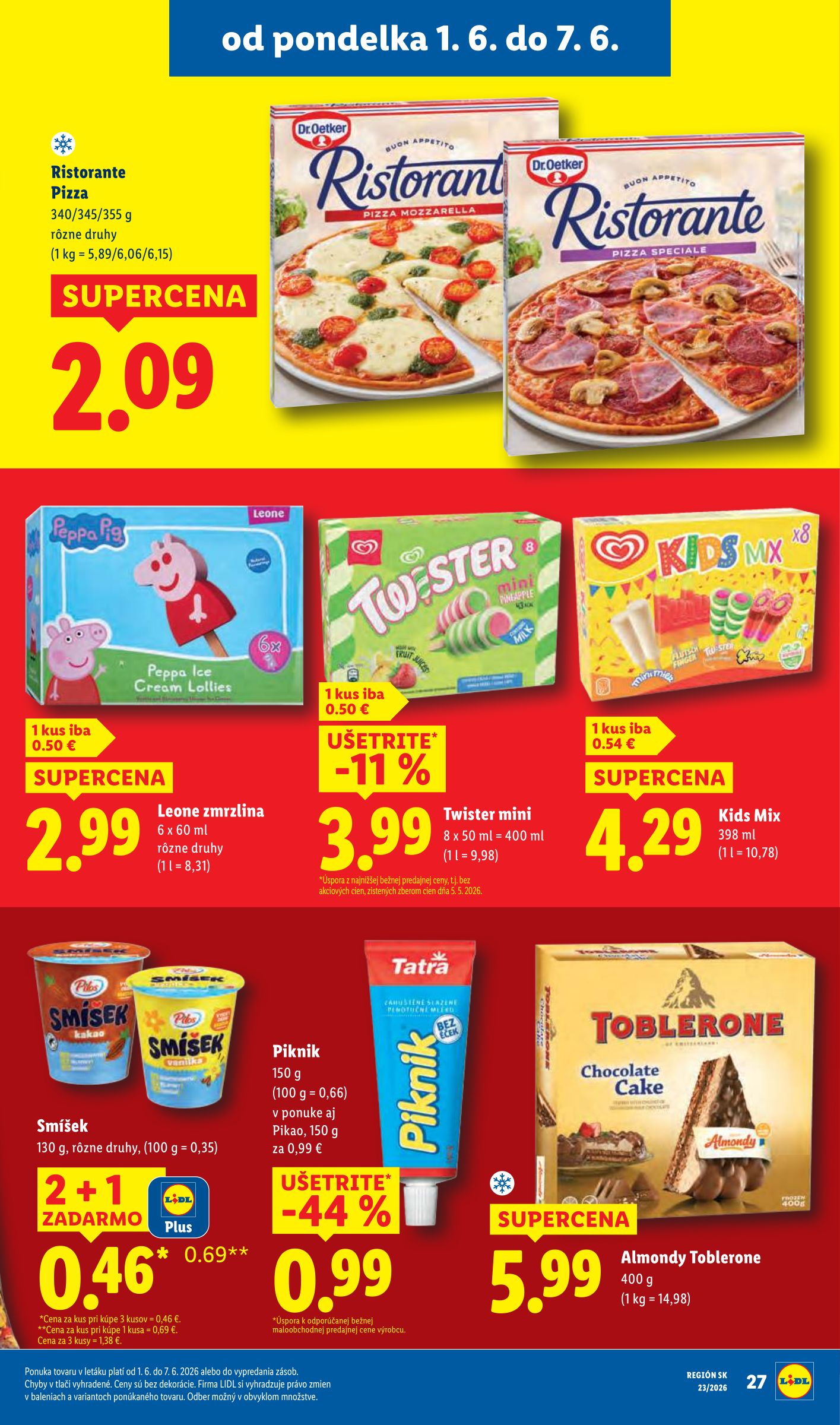 lidl - Nový Lidl leták od pondelka, 01.06.2026 do nedele, 07.06.2026 - page: 39