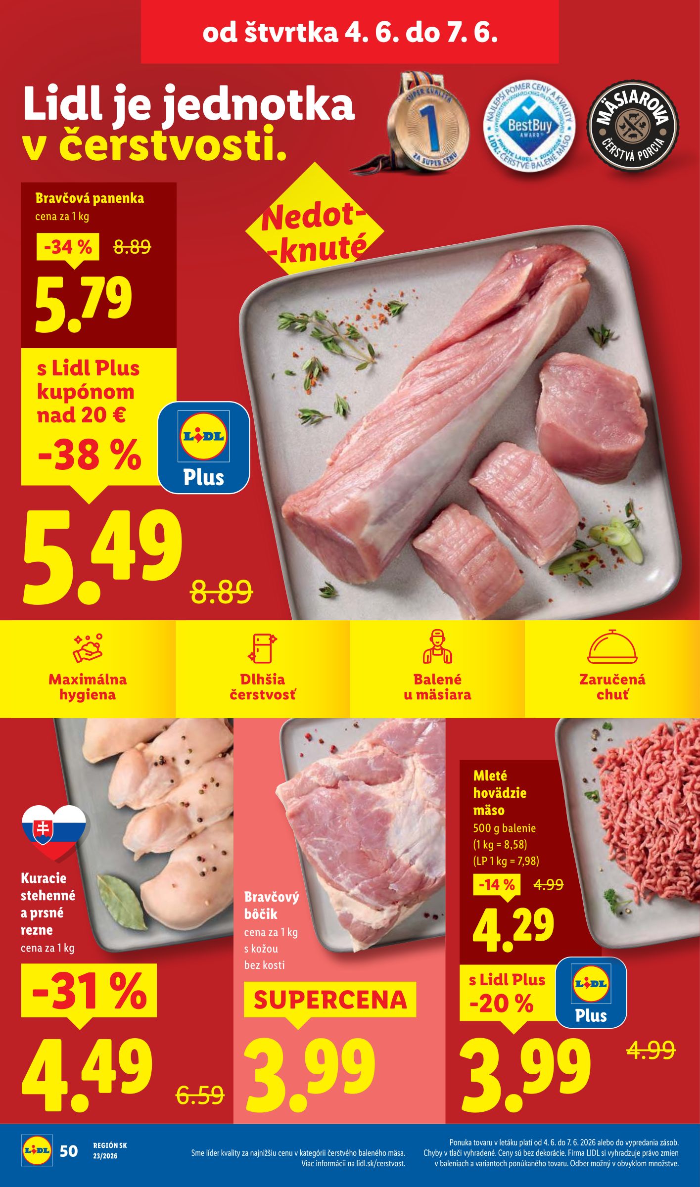 lidl - Nový Lidl leták od pondelka, 01.06.2026 do nedele, 07.06.2026 - page: 62