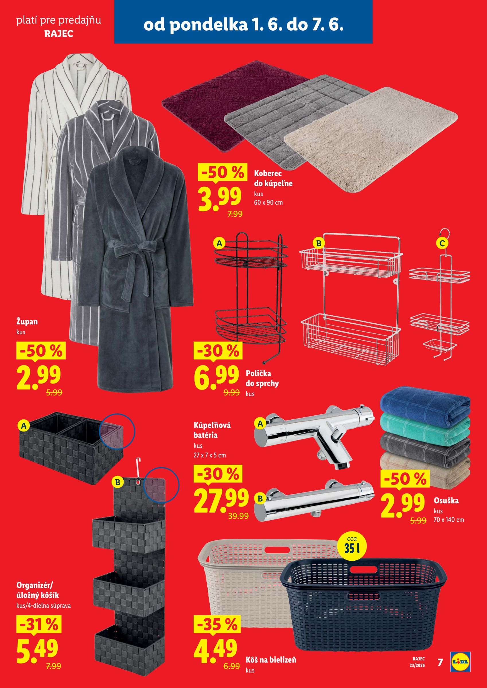 lidl - Nový Lidl - Nová predajňa v Rajci leták od pondelka, 01.06.2026 do nedele, 07.06.2026 - page: 7