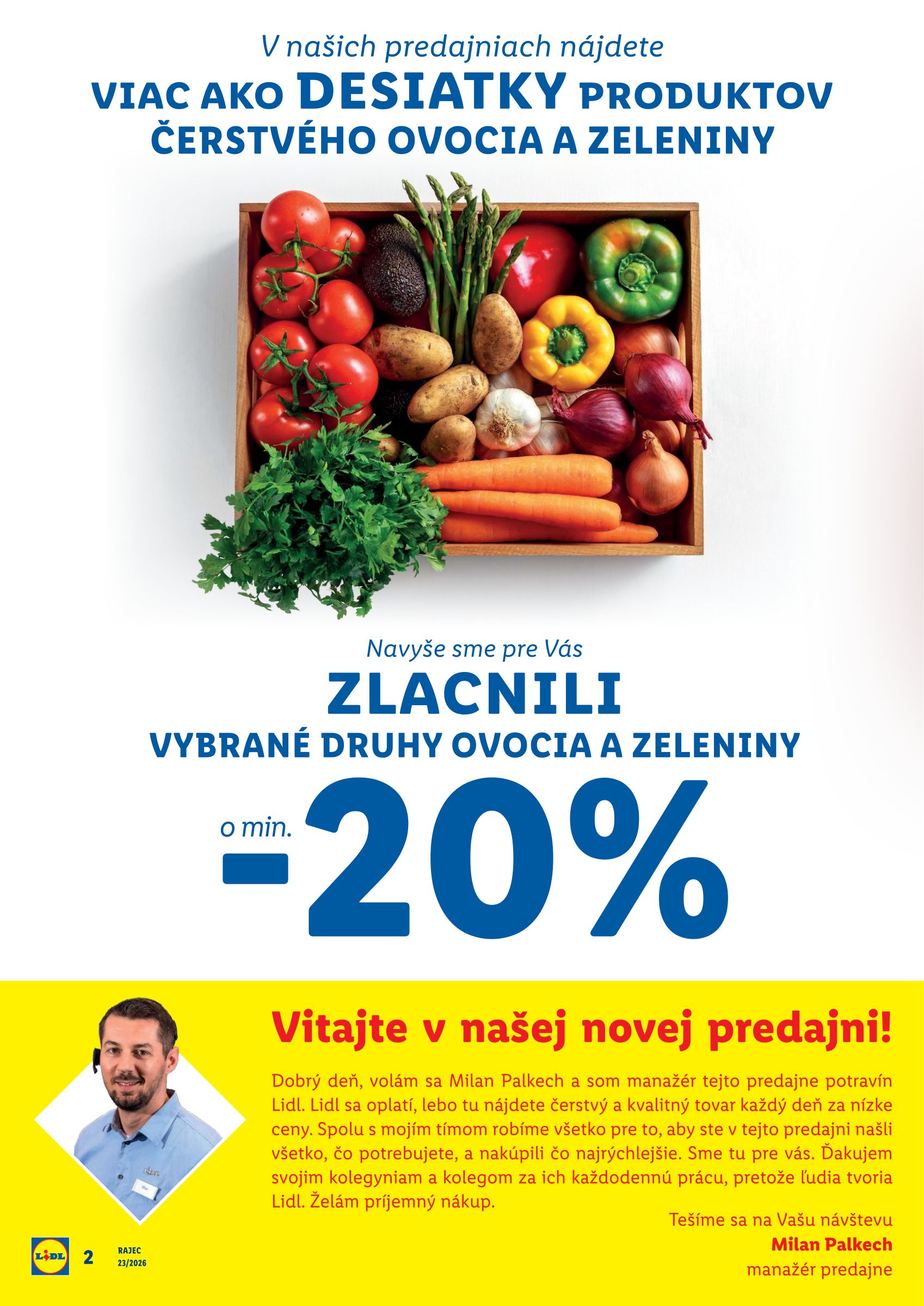 lidl - Nový Lidl - Nová predajňa v Rajci leták od pondelka, 01.06.2026 do nedele, 07.06.2026 - page: 2