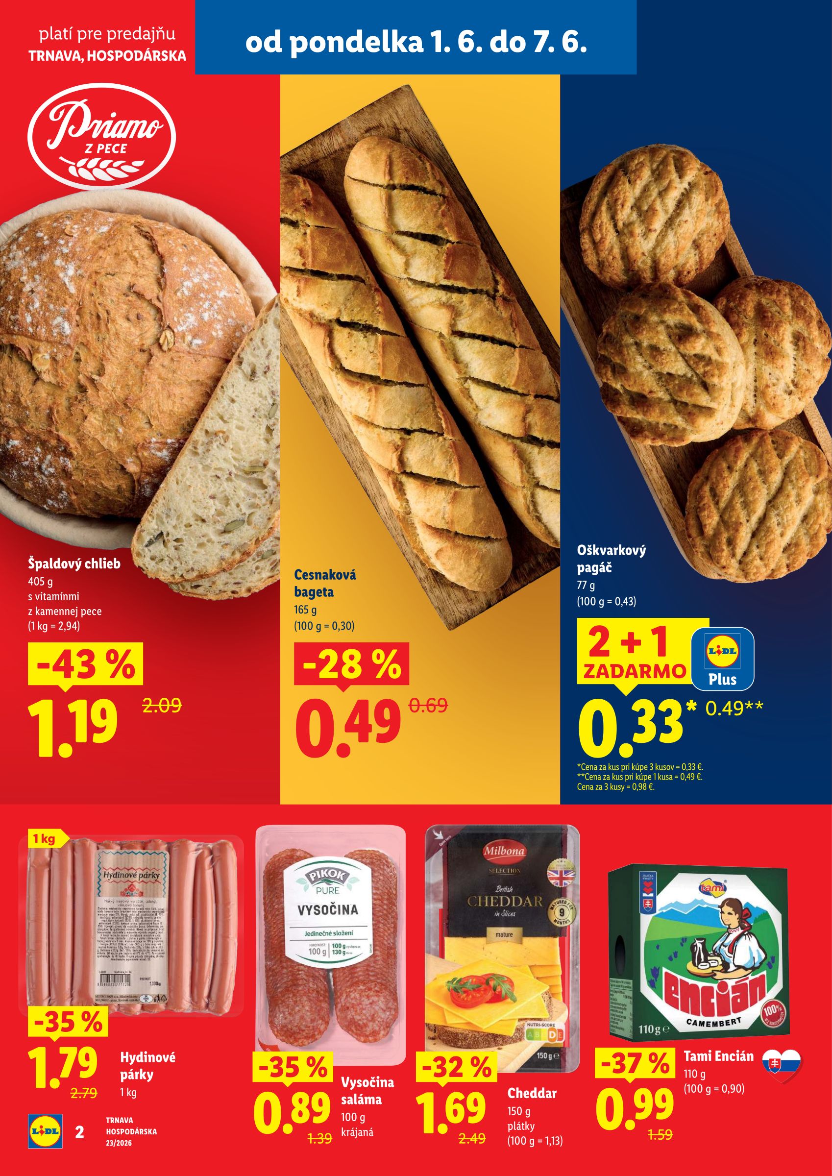 lidl - Aktuálny Lidl - Ponuka pre predajňu v Trnave leták od pondelka, 01.06.2026 do nedele, 07.06.2026 - page: 2