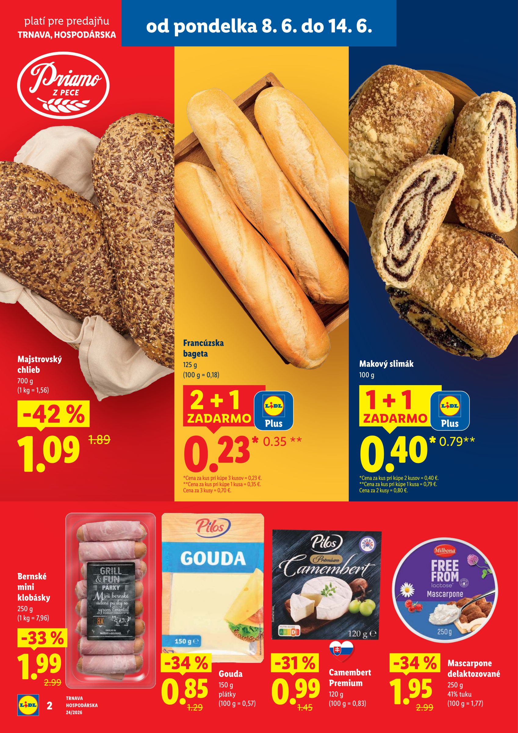 lidl - Aktuálny Lidl - Trnava leták od pondelka, 08.06.2026 do nedele, 14.06.2026 - page: 2