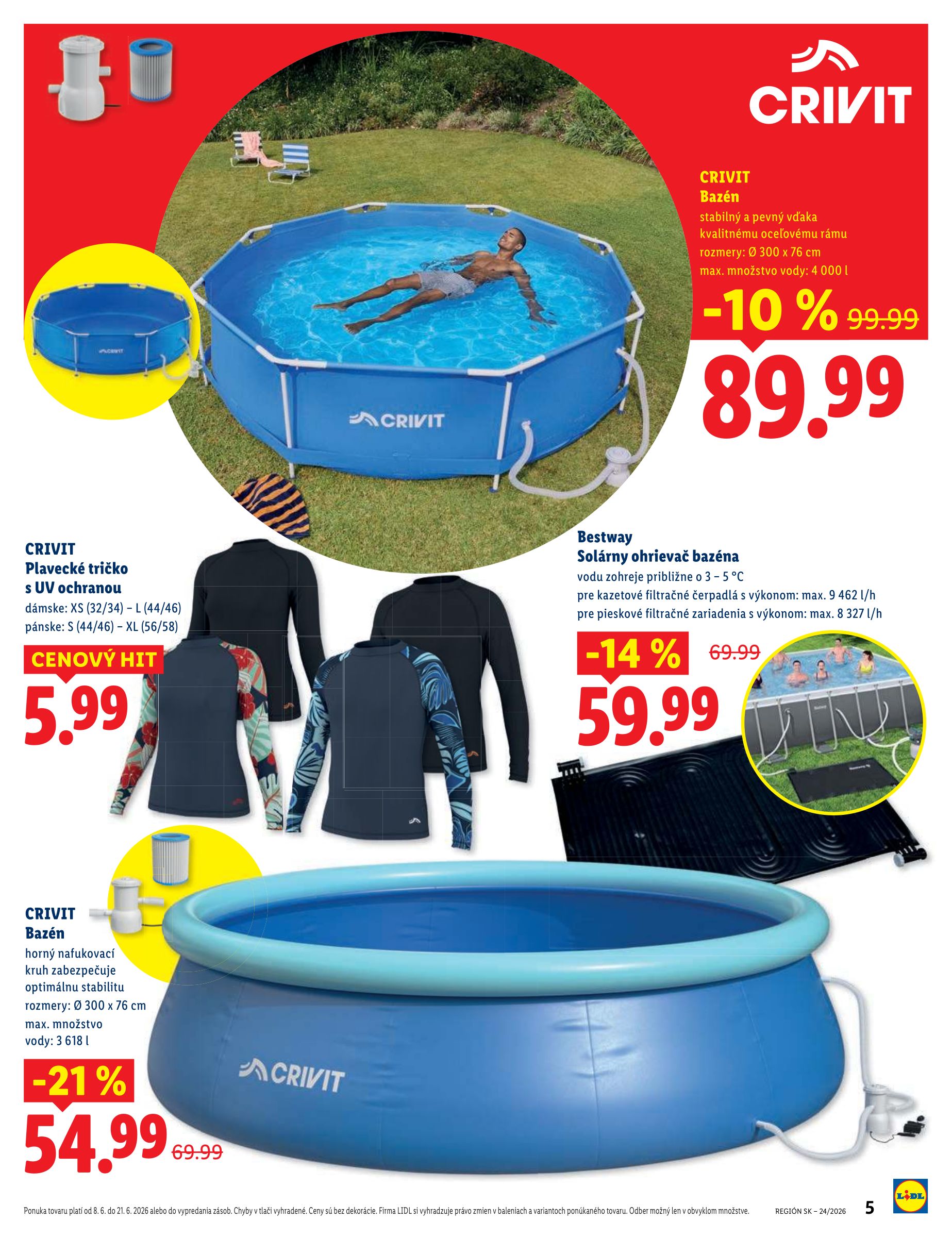 lidl - Aktuálny Lidl - Online ponuka leták od pondelka, 08.06.2026 do nedele, 21.06.2026 - page: 5