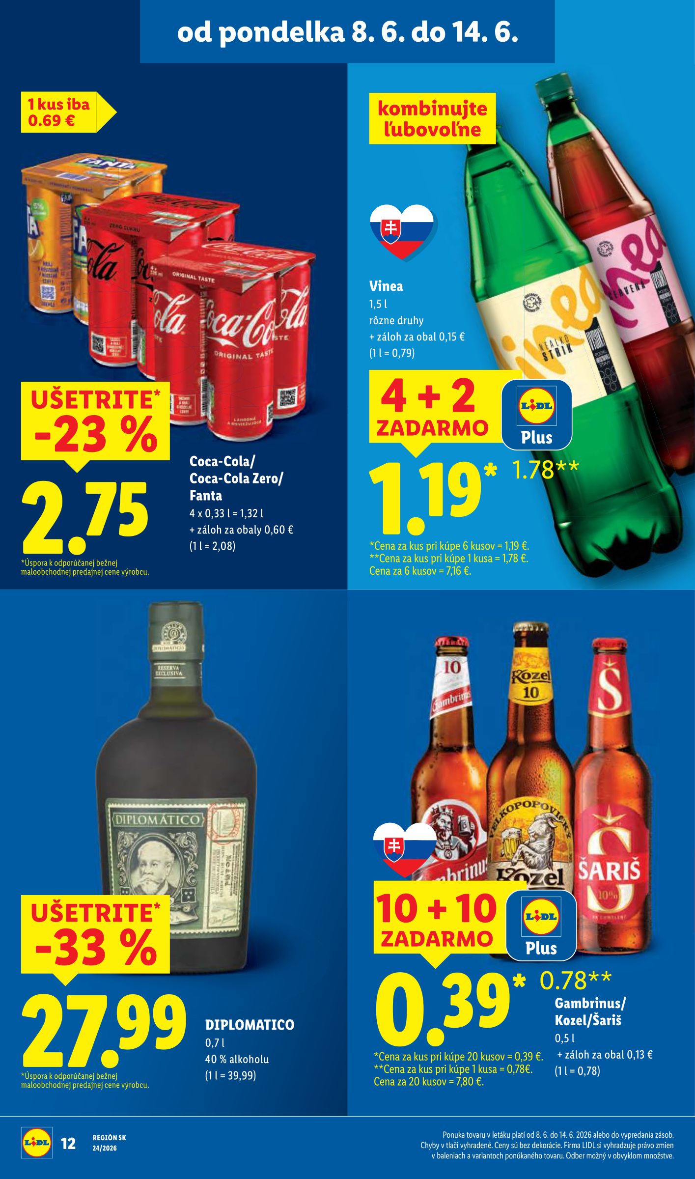 lidl - Aktuálny Lidl leták od pondelka, 08.06.2026 do nedele, 14.06.2026 - page: 22