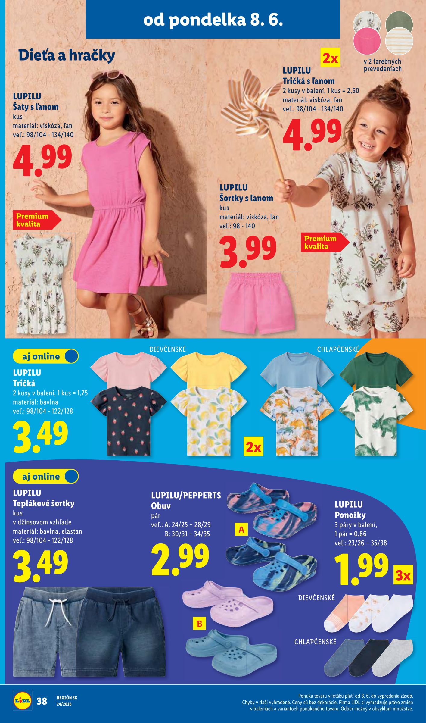 lidl - Aktuálny Lidl leták od pondelka, 08.06.2026 do nedele, 14.06.2026 - page: 56