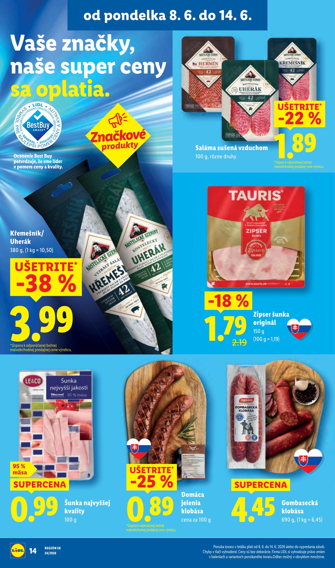 lidl - Aktuálny Lidl leták od pondelka, 08.06.2026 do nedele, 14.06.2026 - page: 24