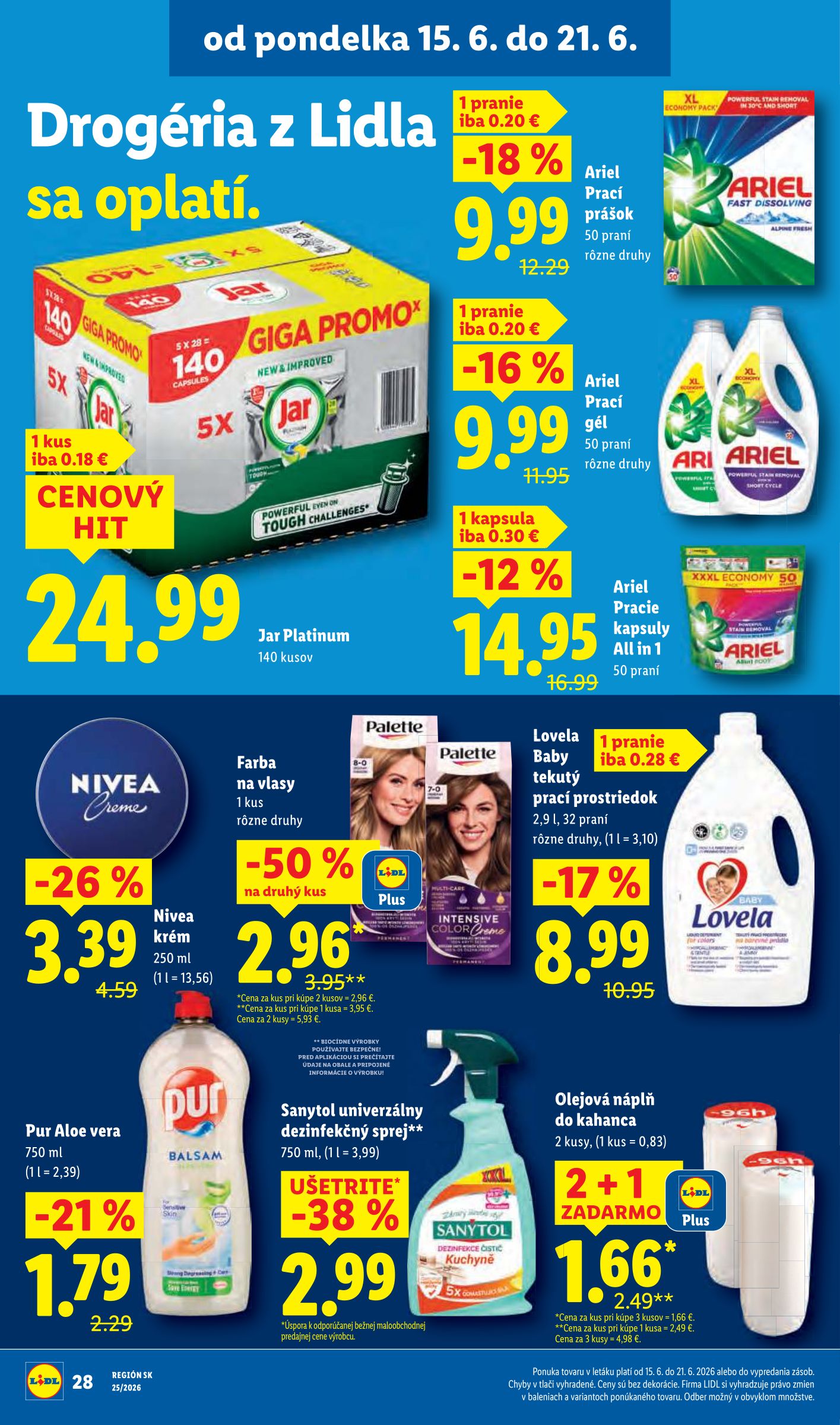 lidl - Nový Lidl leták od pondelka, 15.06.2026 do nedele, 21.06.2026 - page: 40