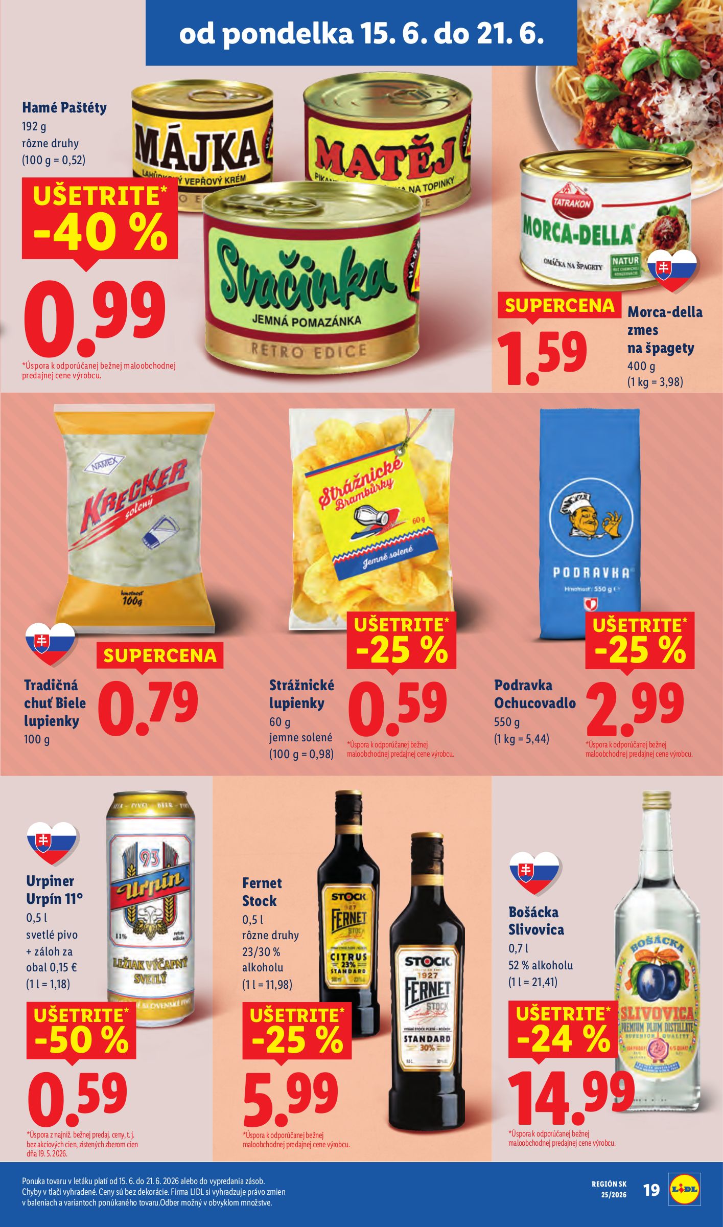 lidl - Aktuálny Lidl leták od pondelka, 15.06.2026 do nedele, 21.06.2026 - page: 25
