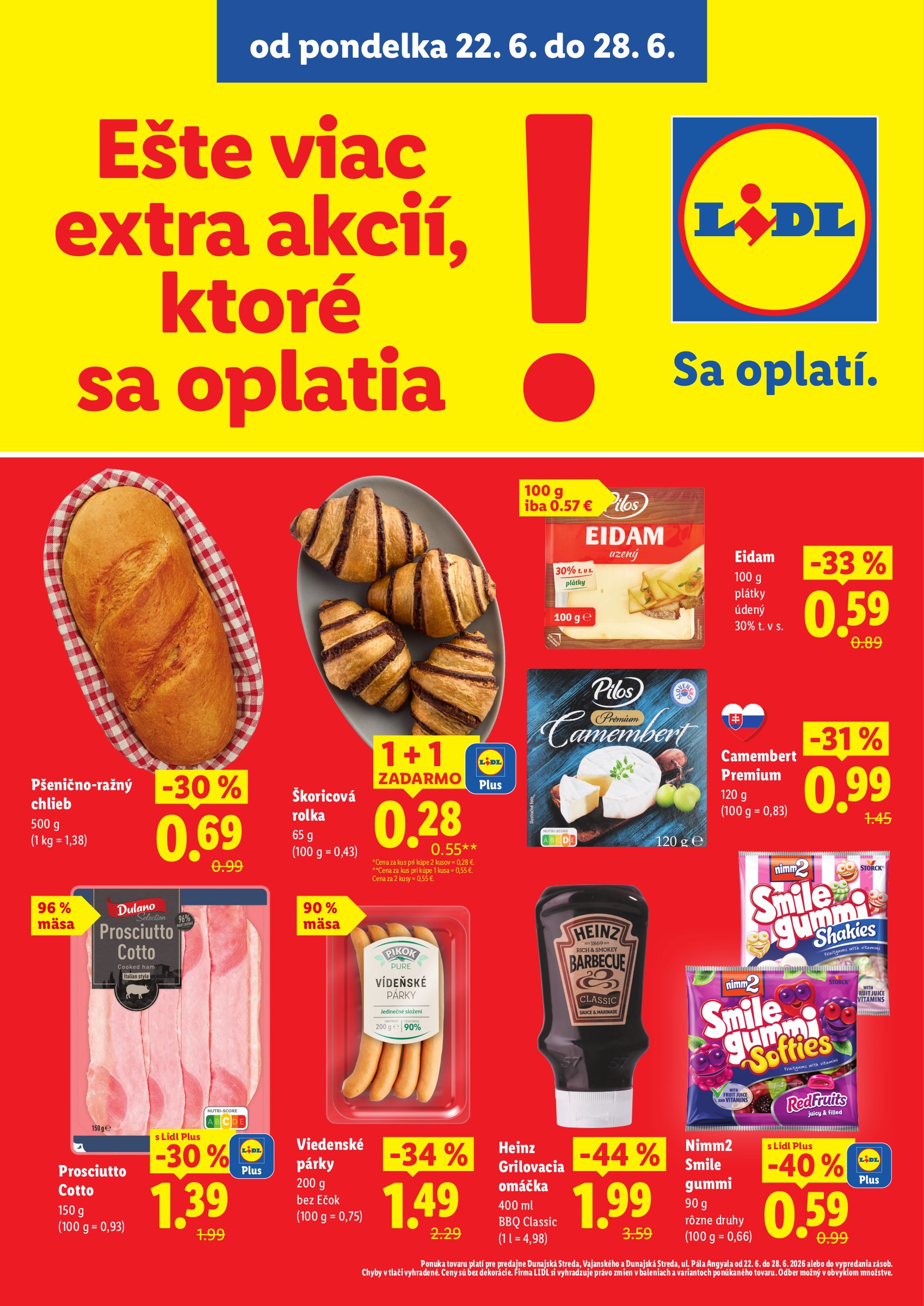 lidl - Nový Lidl leták od pondelka, 22.06.2026 do nedele, 28.06.2026