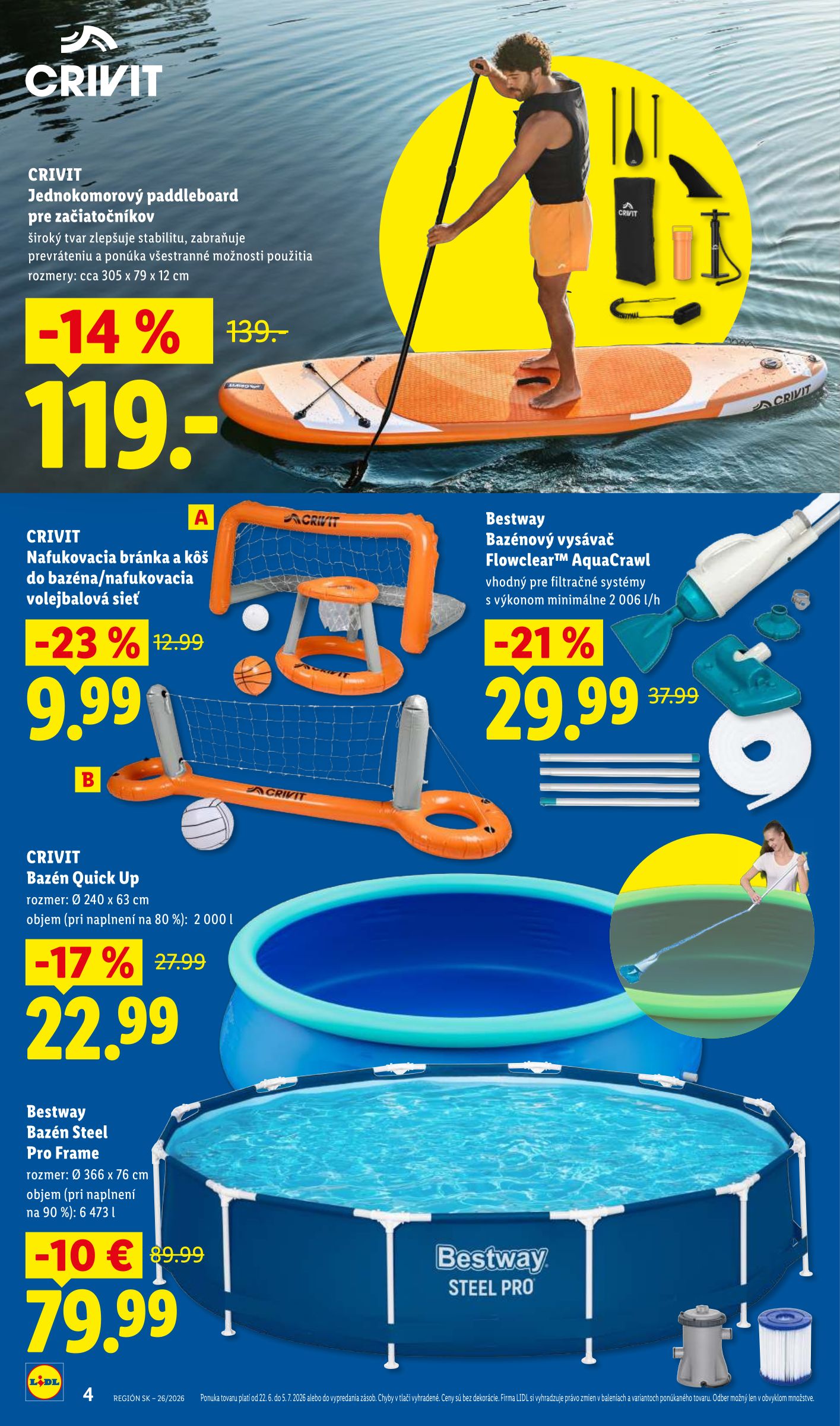 lidl - Aktuálny Lidl - Online ponuka leták od pondelka, 22.06.2026 do nedele, 05.07.2026 - page: 4