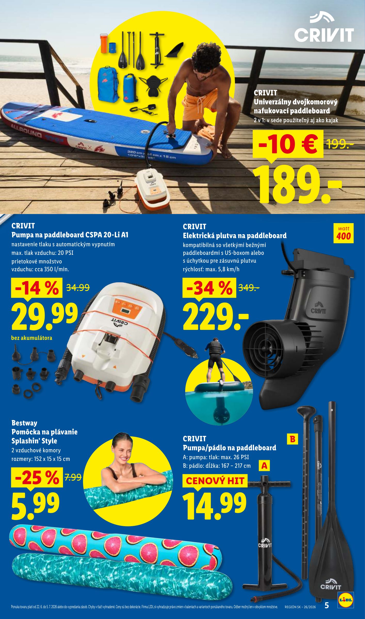 lidl - Aktuálny Lidl - Online ponuka leták od pondelka, 22.06.2026 do nedele, 05.07.2026 - page: 5