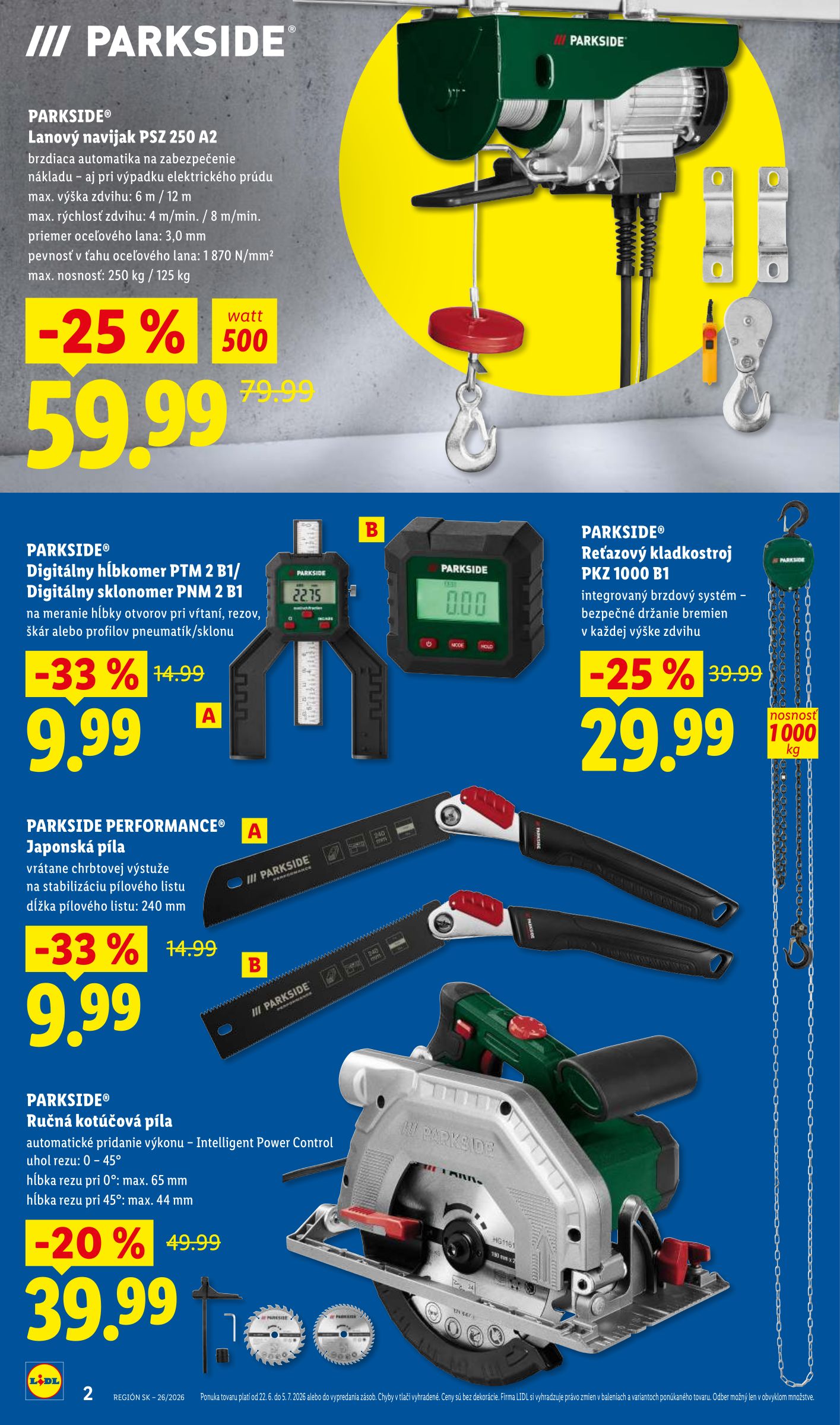 lidl - Aktuálny Lidl - Online ponuka leták od pondelka, 22.06.2026 do nedele, 05.07.2026 - page: 2