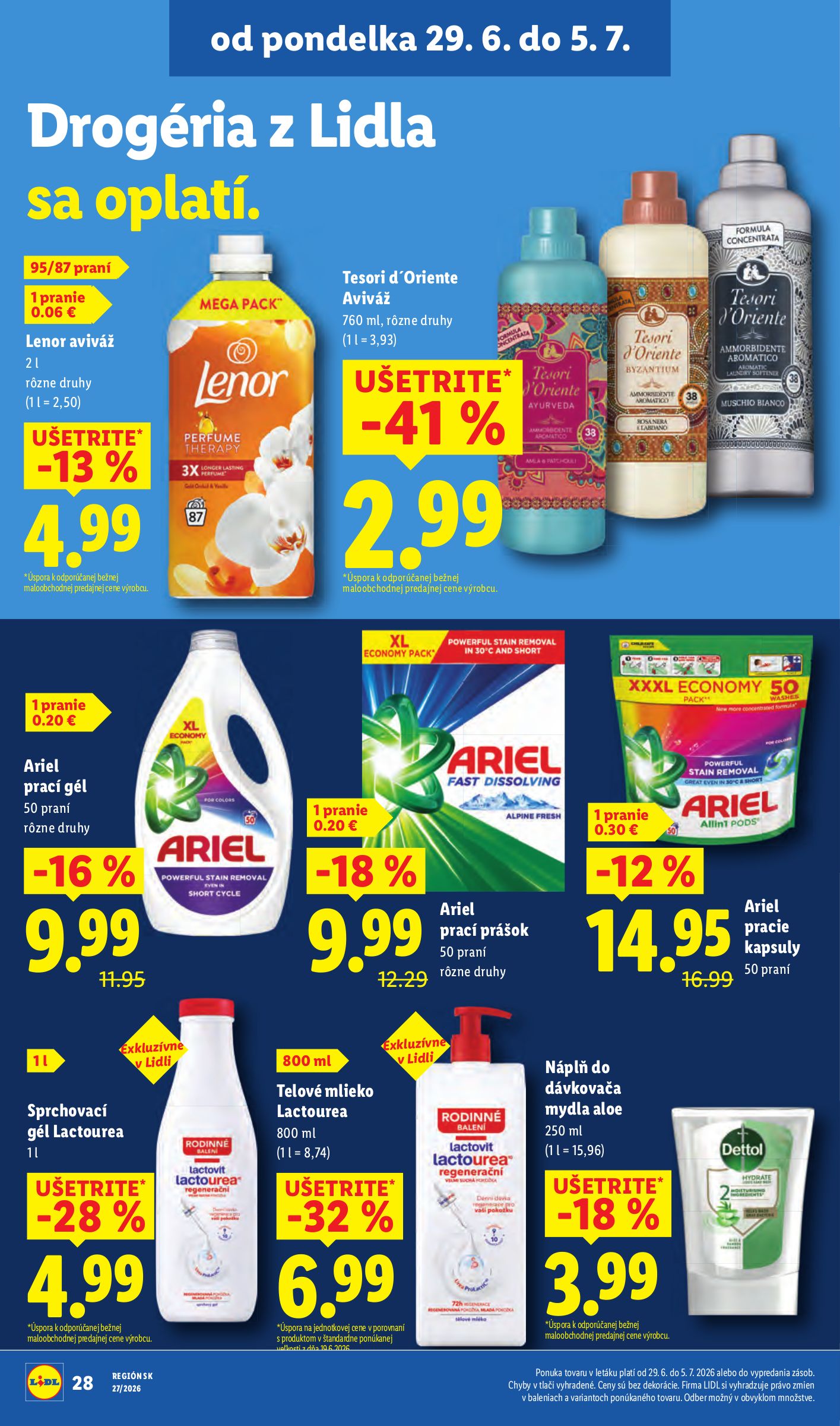 lidl - Nový Lidl leták od pondelka, 29.06.2026 do nedele, 05.07.2026 - page: 44