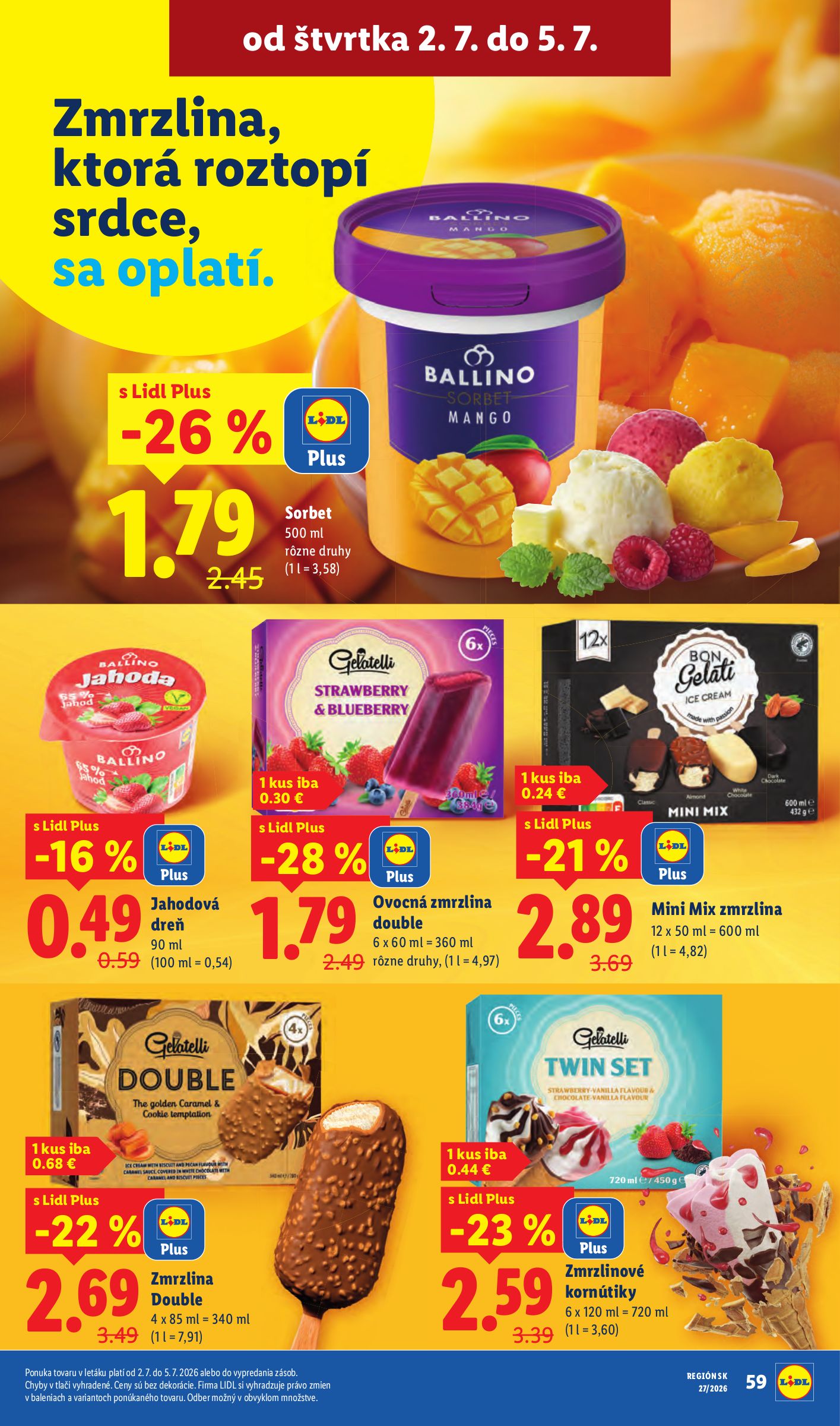 lidl - Nový Lidl leták od pondelka, 29.06.2026 do nedele, 05.07.2026 - page: 74
