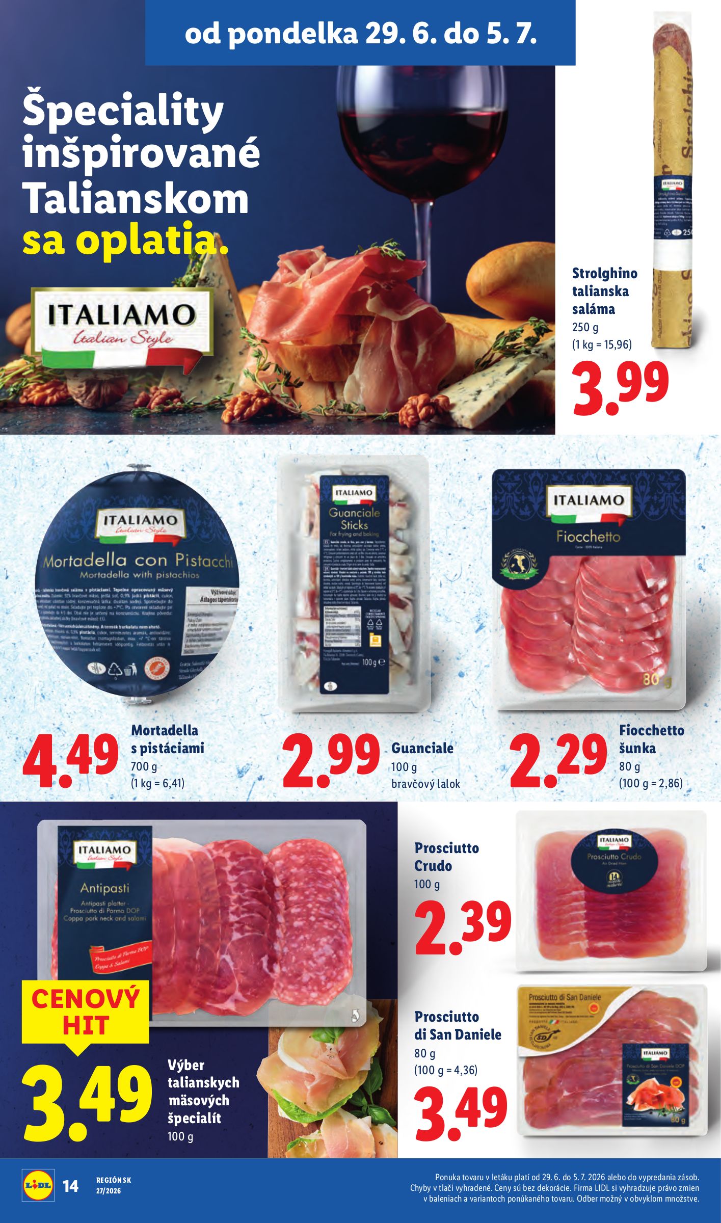lidl - Nový Lidl leták od pondelka, 29.06.2026 do nedele, 05.07.2026 - page: 22