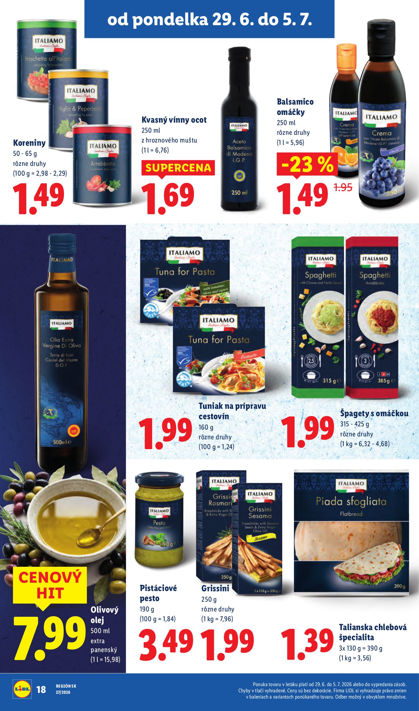 lidl - Nový Lidl leták od pondelka, 29.06.2026 do nedele, 05.07.2026 - page: 26