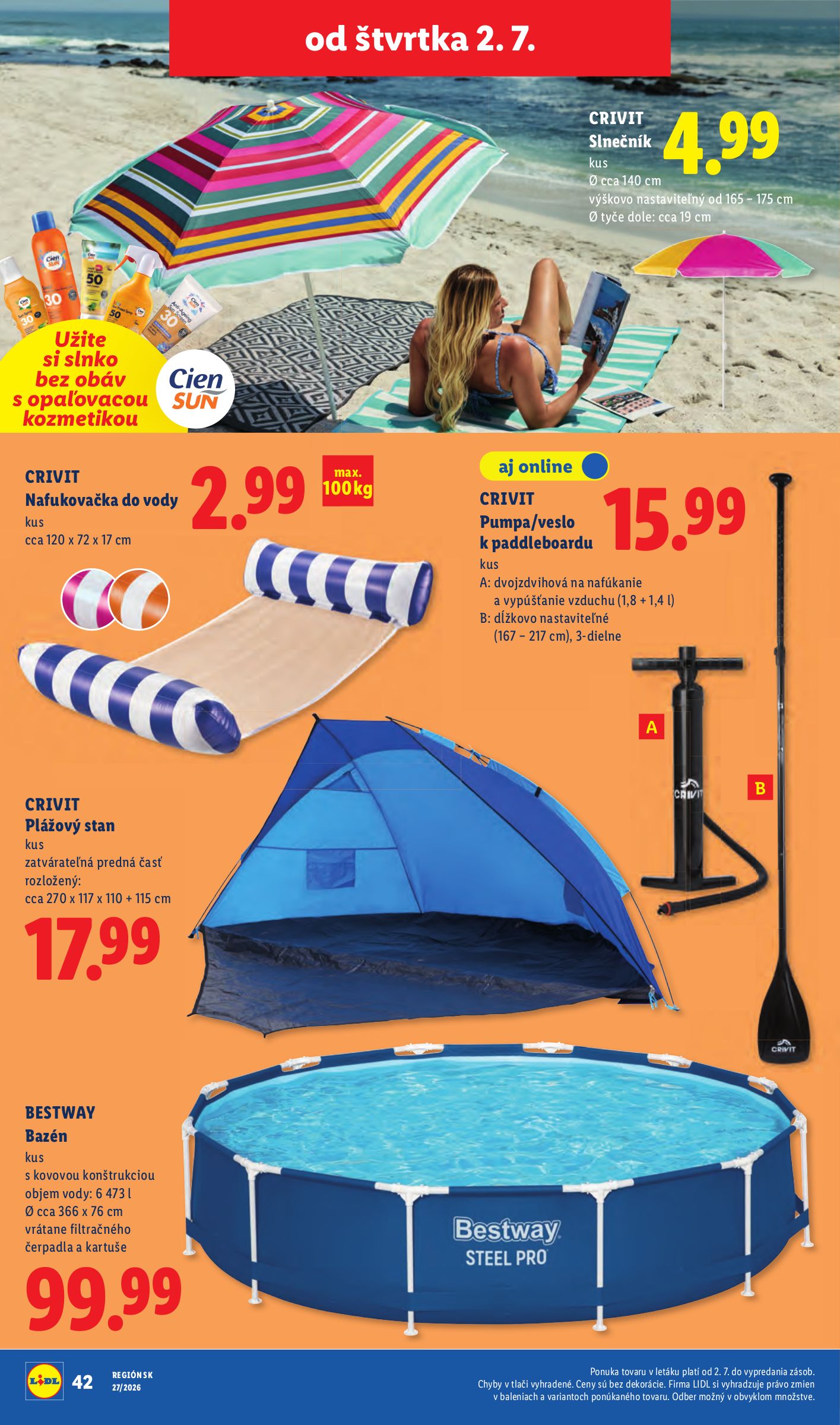 lidl - Nový Lidl leták od pondelka, 29.06.2026 do nedele, 05.07.2026 - page: 84