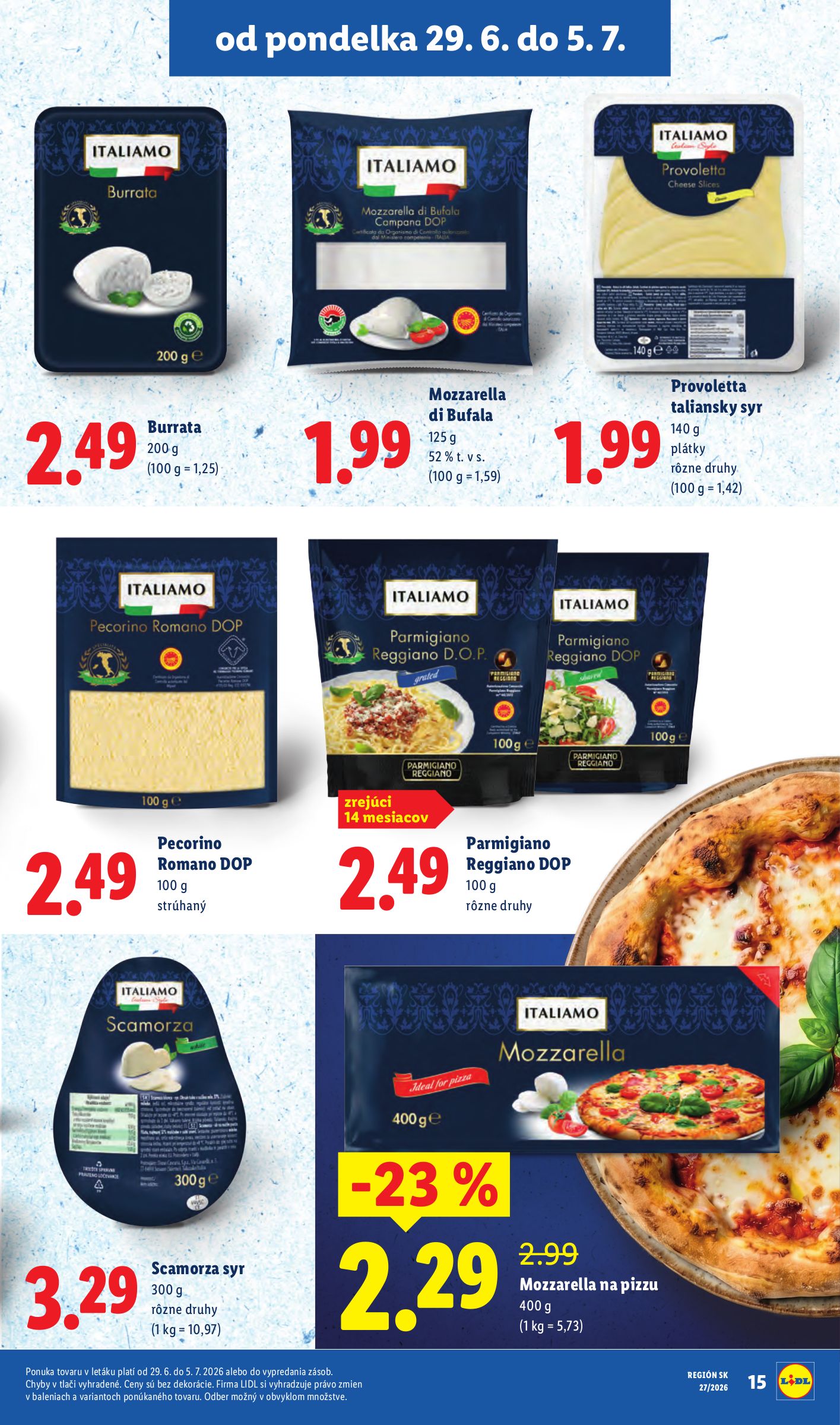 lidl - Nový Lidl leták od pondelka, 29.06.2026 do nedele, 05.07.2026 - page: 23