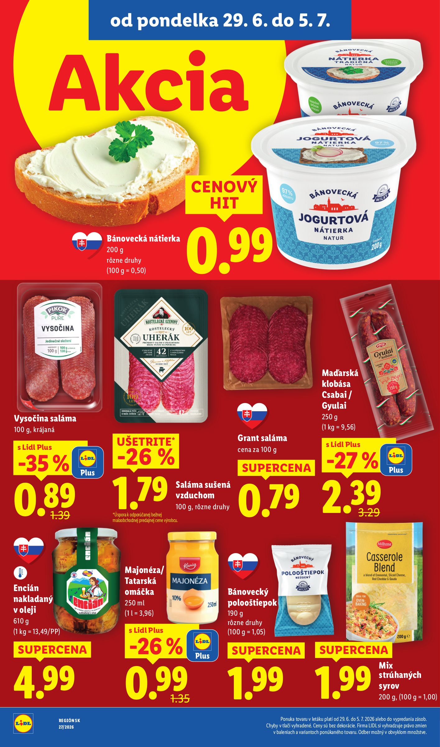 lidl - Nový Lidl leták od pondelka, 29.06.2026 do nedele, 05.07.2026 - page: 34