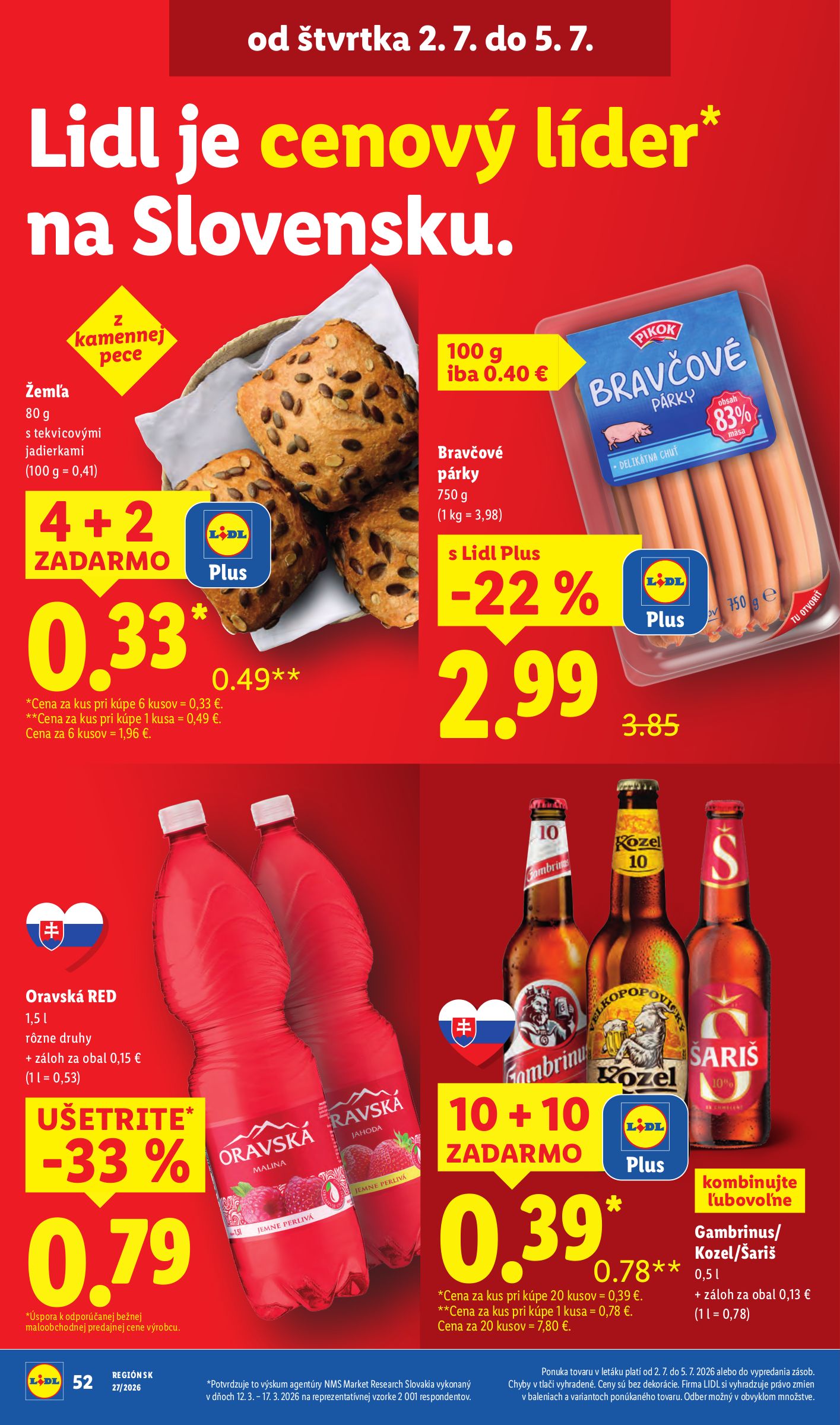 lidl - Nový Lidl leták od pondelka, 29.06.2026 do nedele, 05.07.2026 - page: 63